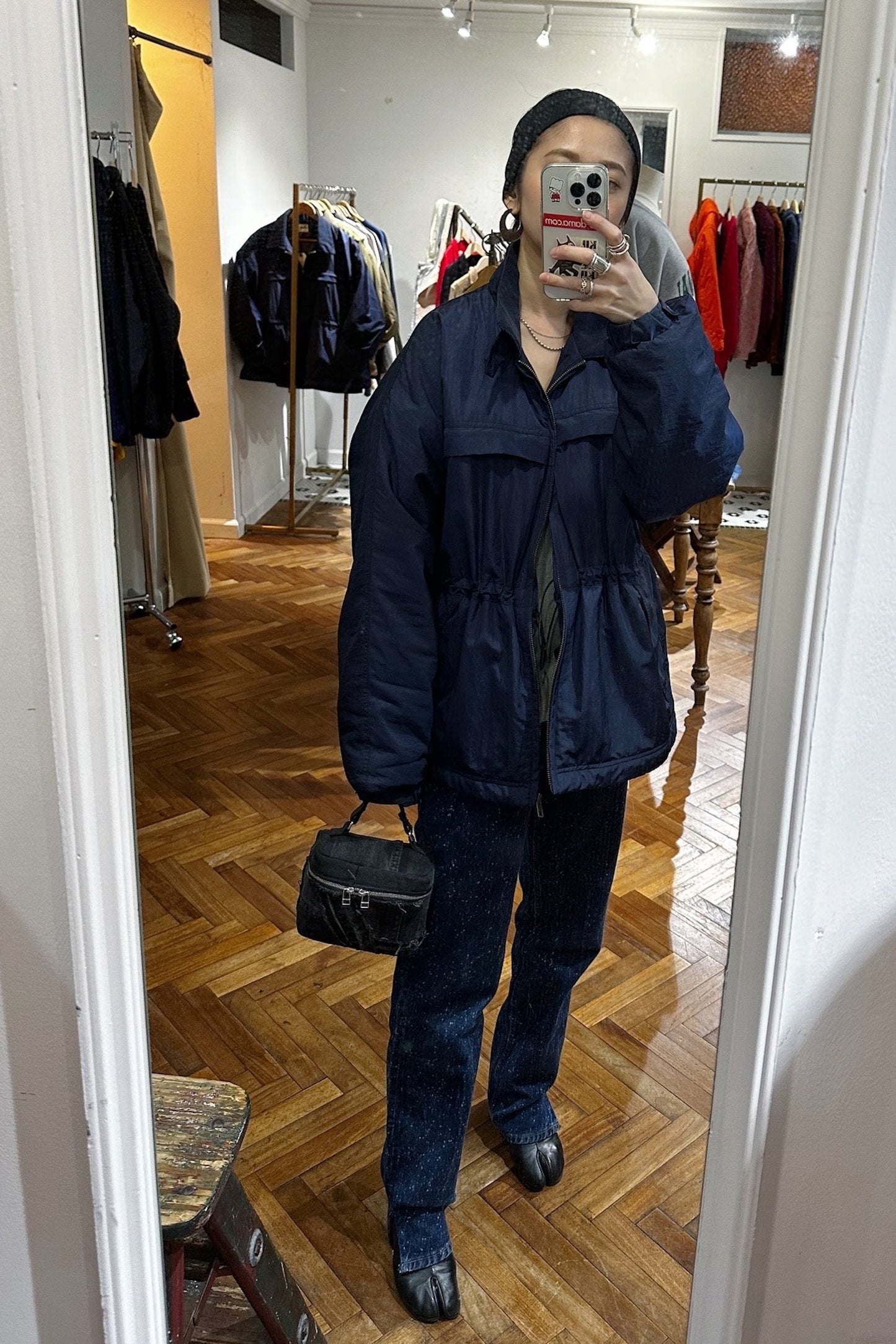 HOWIE padding blouson (navy)