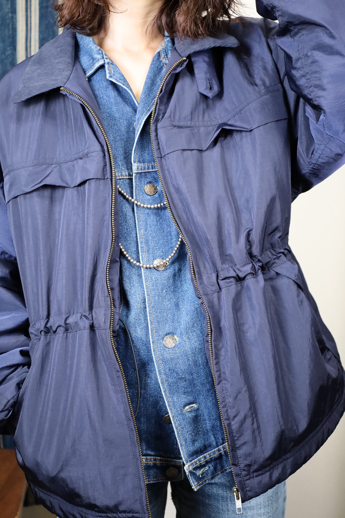 HOWIE padding blouson (navy)