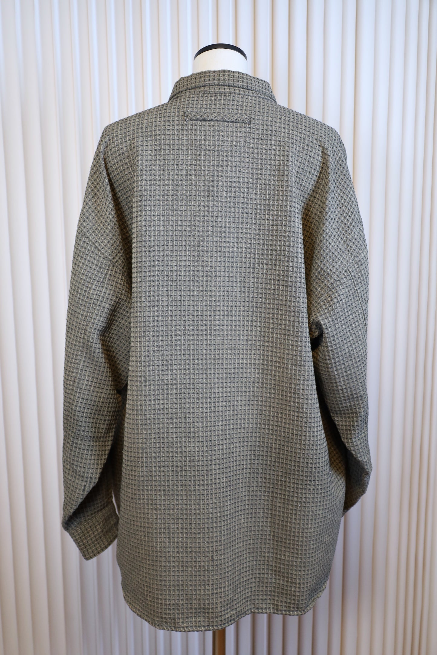 A715 / early 2000's SIGNUM remake lace up Design Shirt