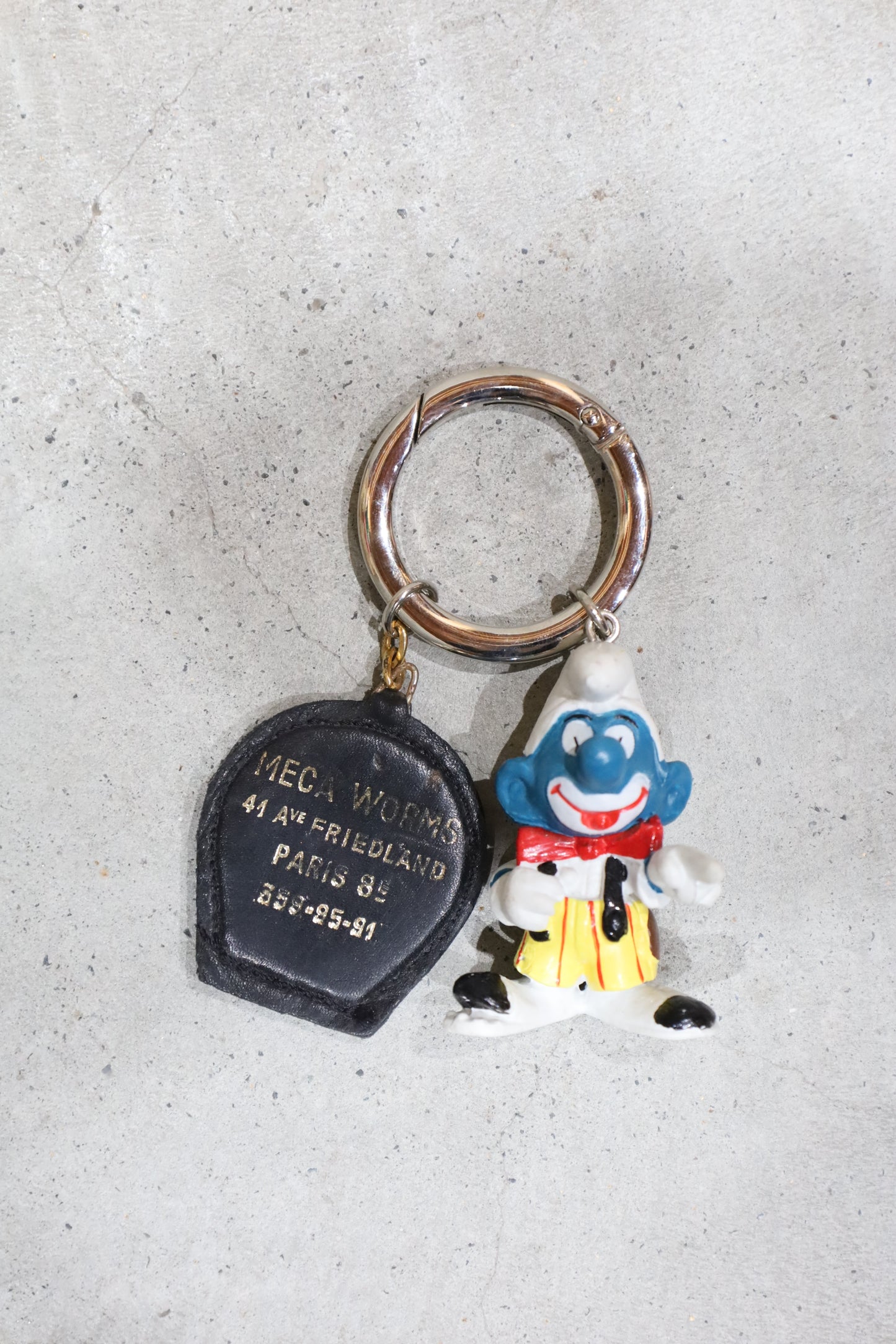8 / remake key ring Smurf