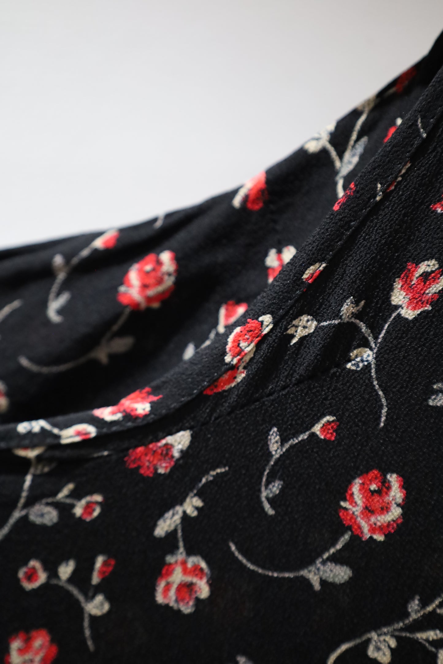 D205 / 1990's JONES NEW YORK Flower print one-piece