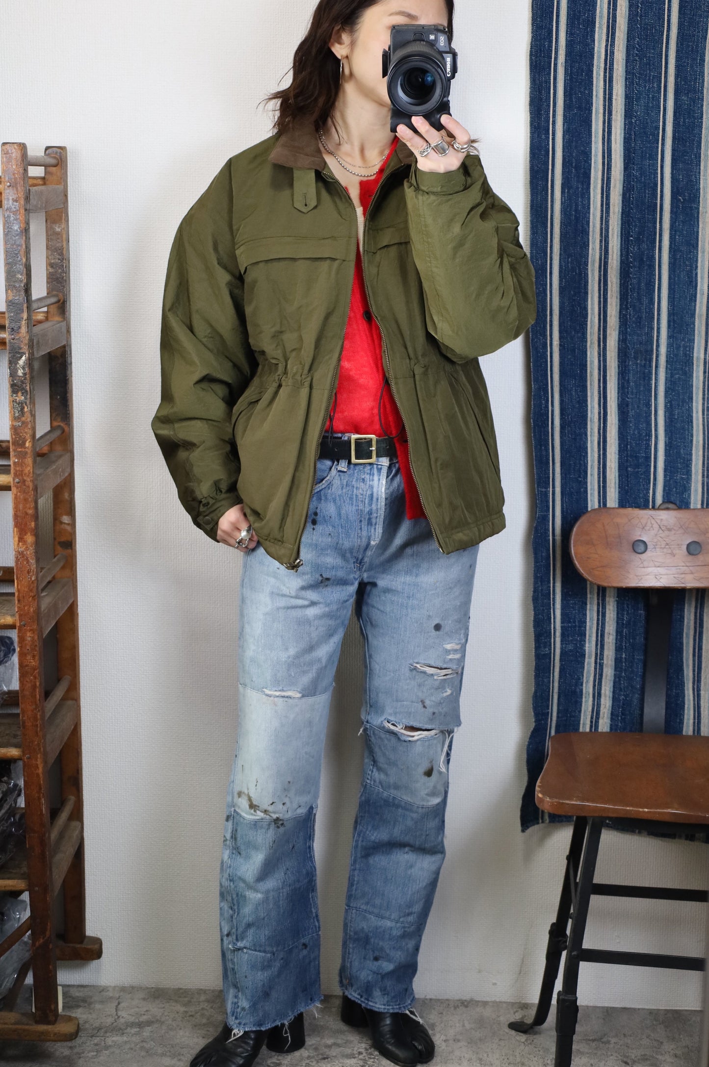HOWIE padding blouson (khaki)