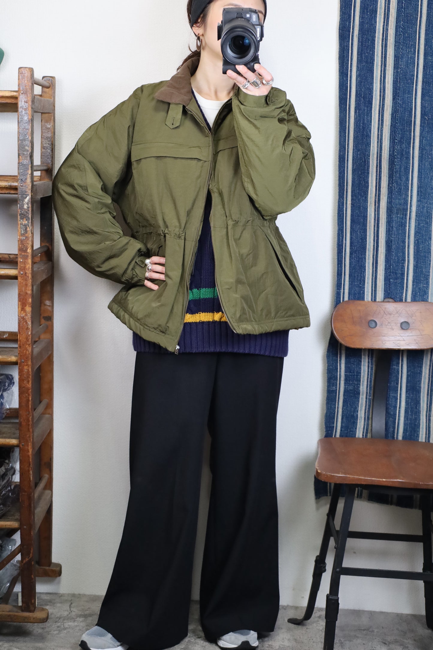 HOWIE padding blouson (khaki)