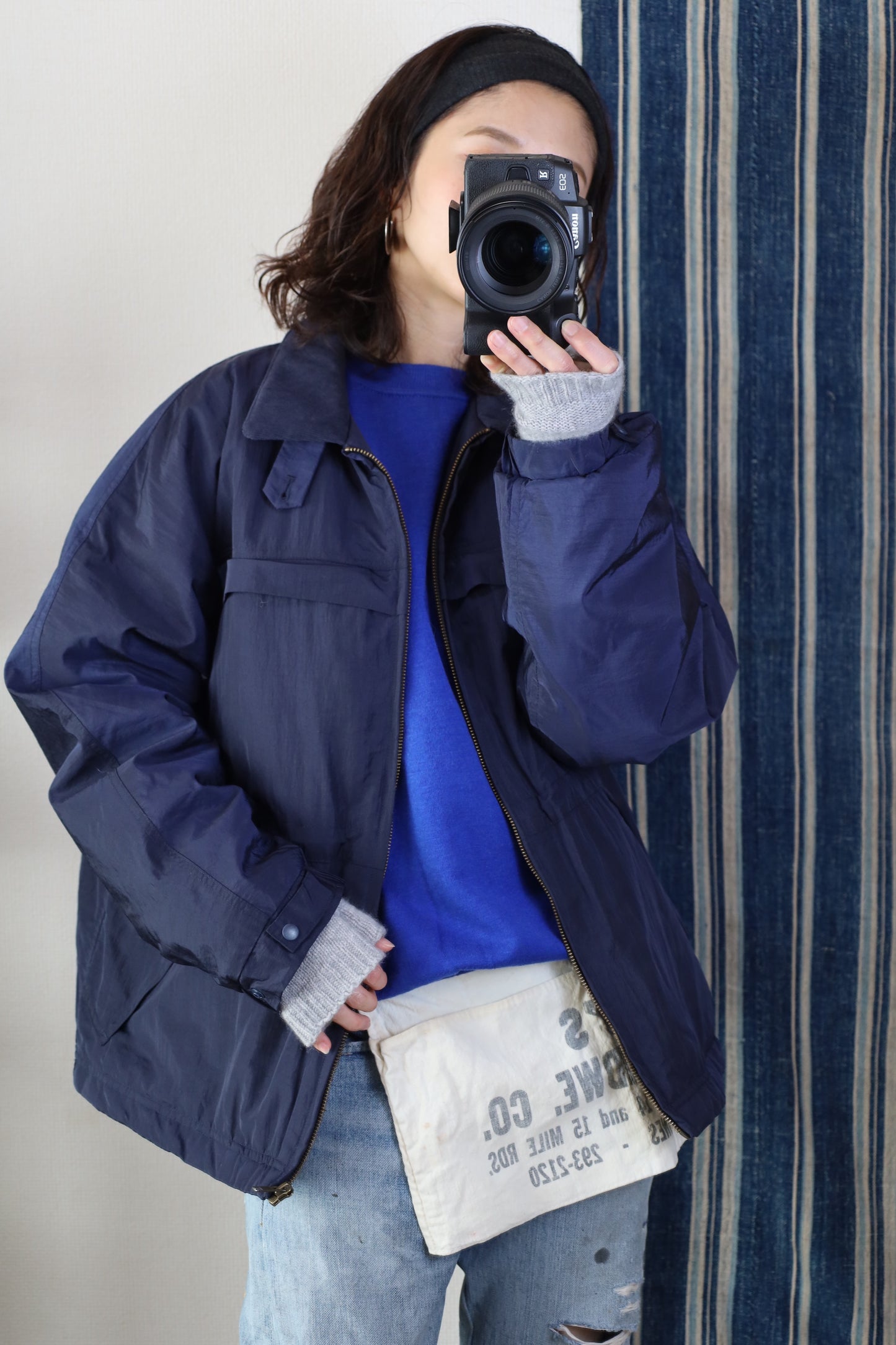 HOWIE padding blouson (navy)