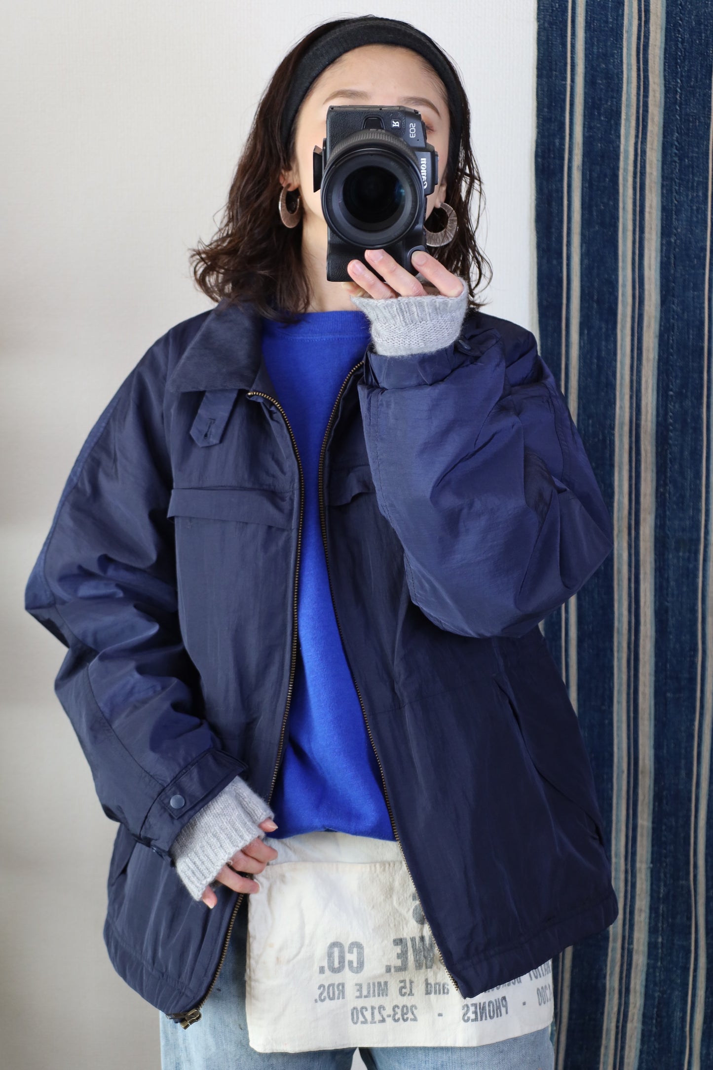 HOWIE padding blouson (navy)