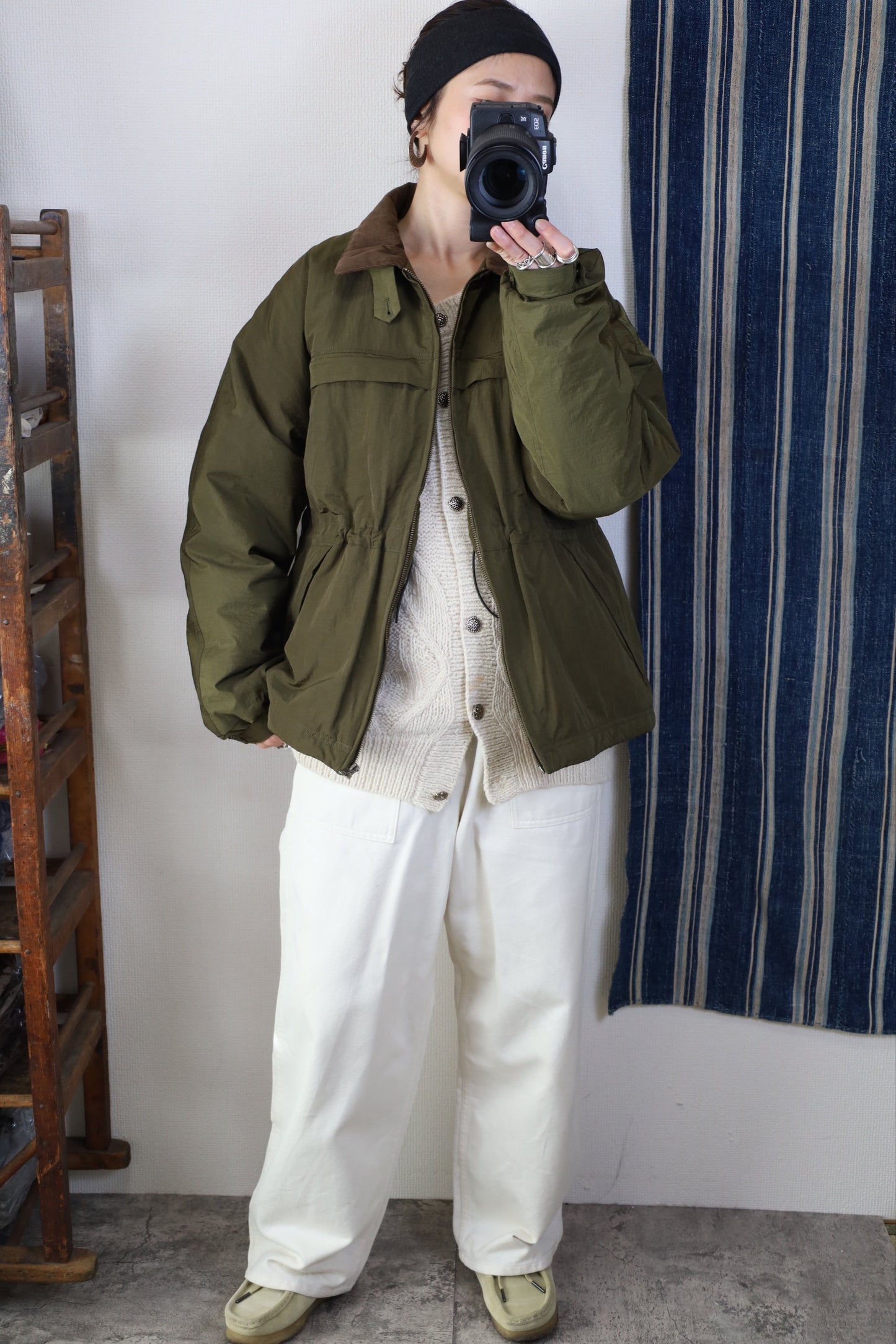 HOWIE padding blouson (khaki)