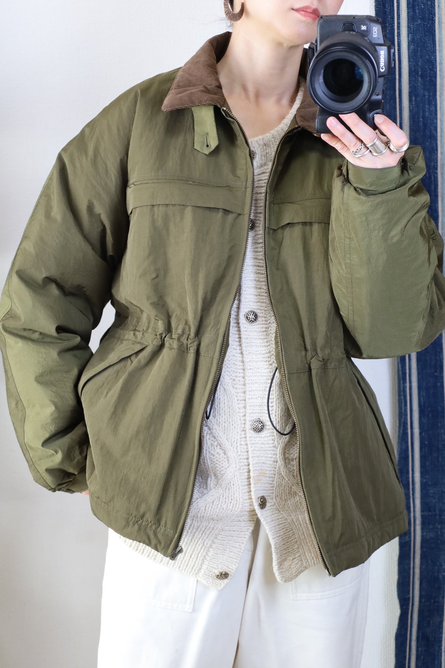 HOWIE padding blouson (khaki)