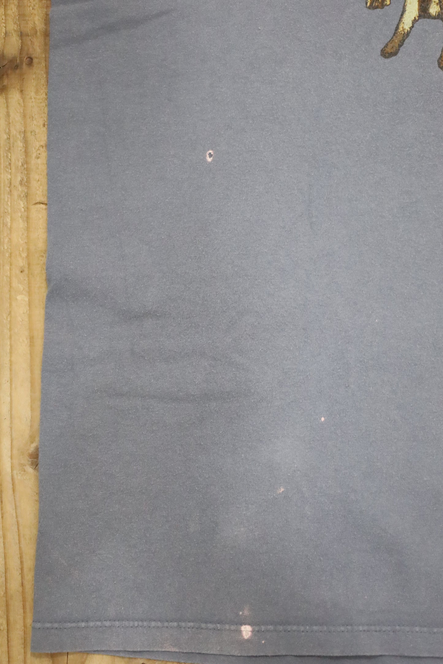 E552 / 1990's WOOL RICH DOG print tee