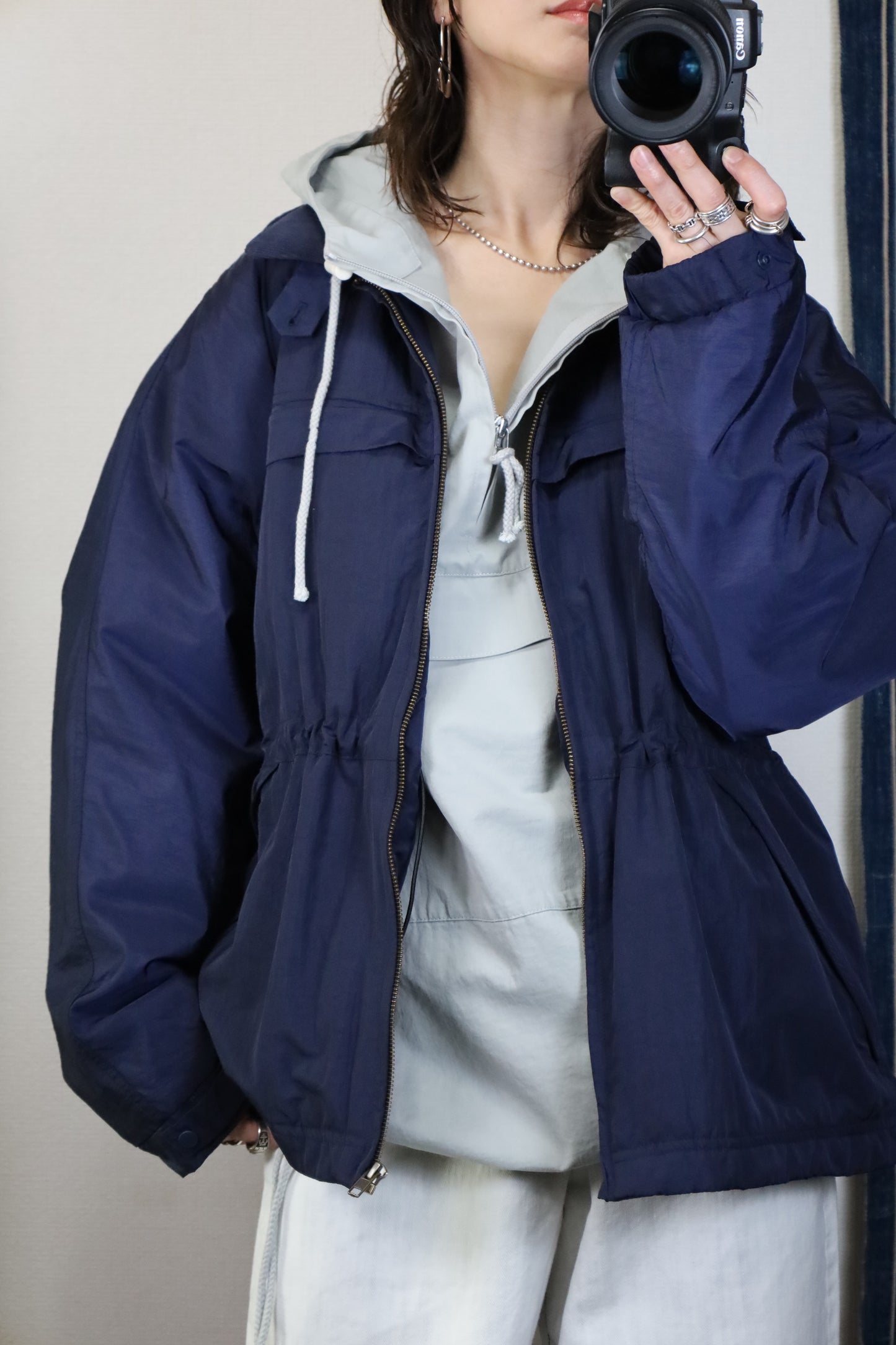 HOWIE padding blouson (navy)