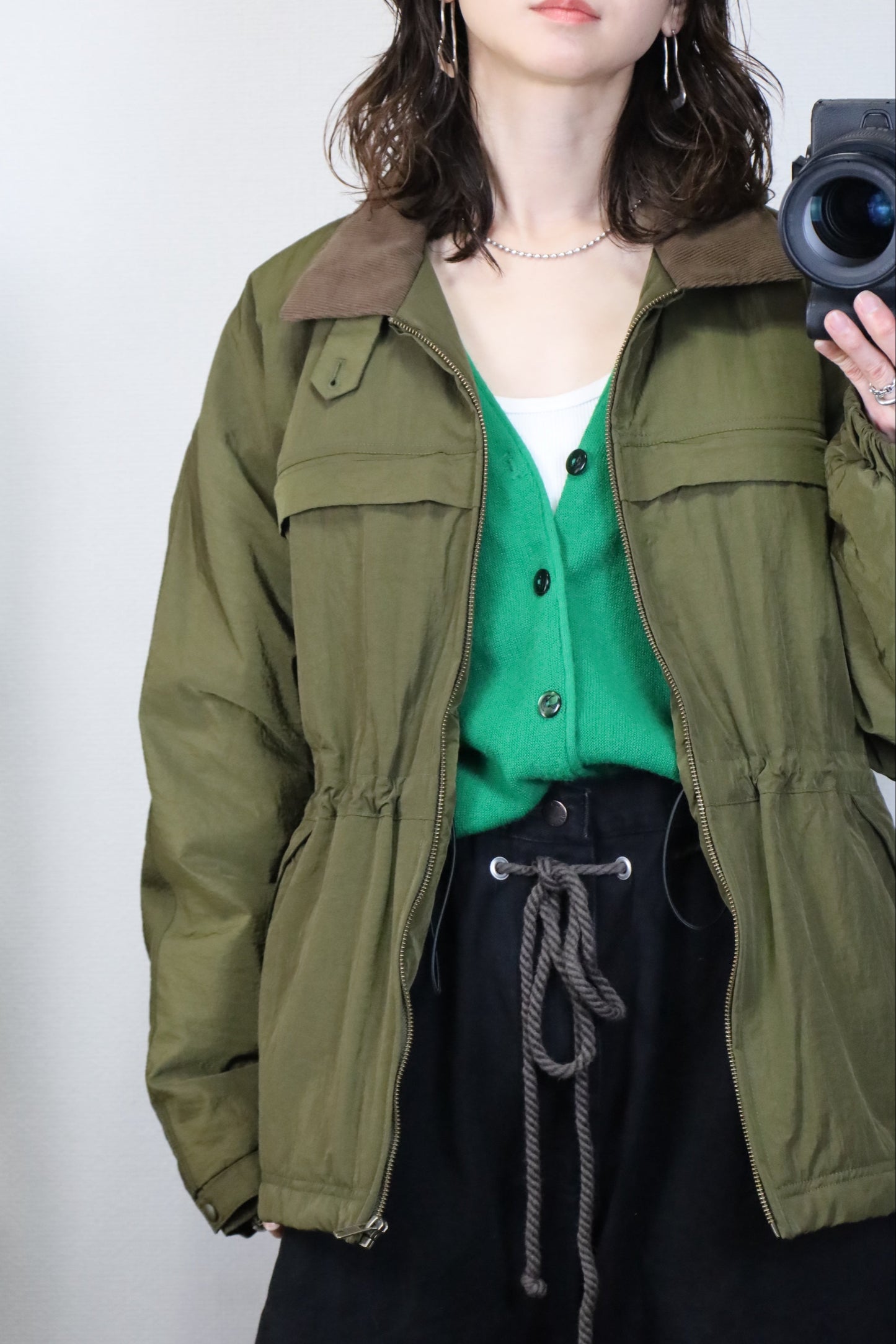 HOWIE padding blouson (khaki)