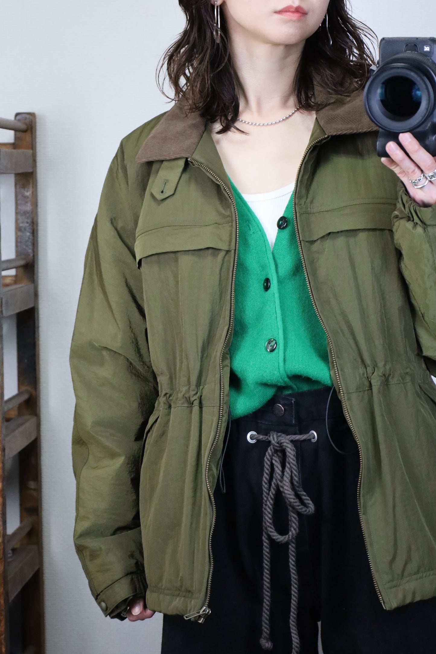 HOWIE padding blouson (khaki)