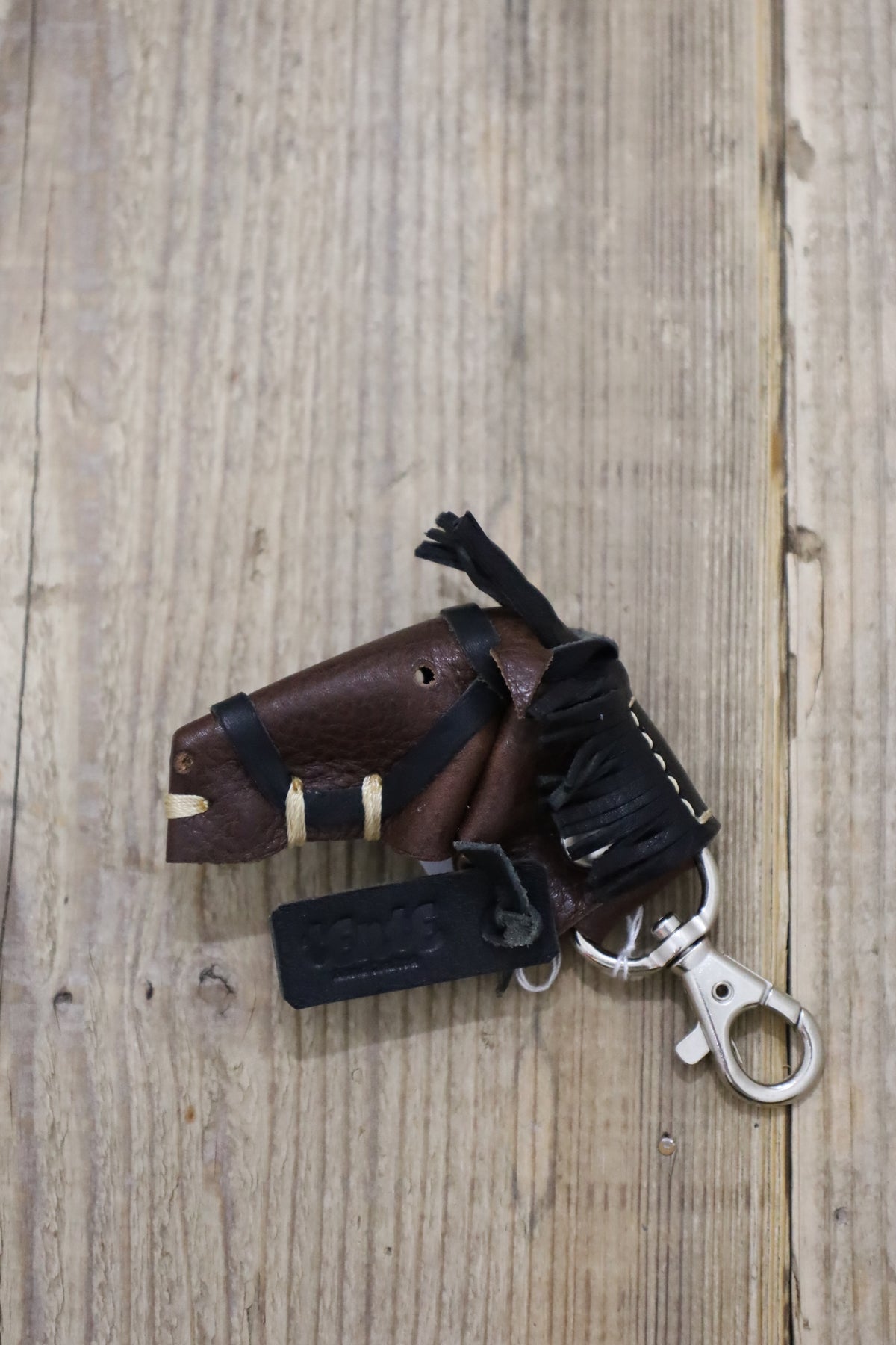 tente horse key holder (brown×black)