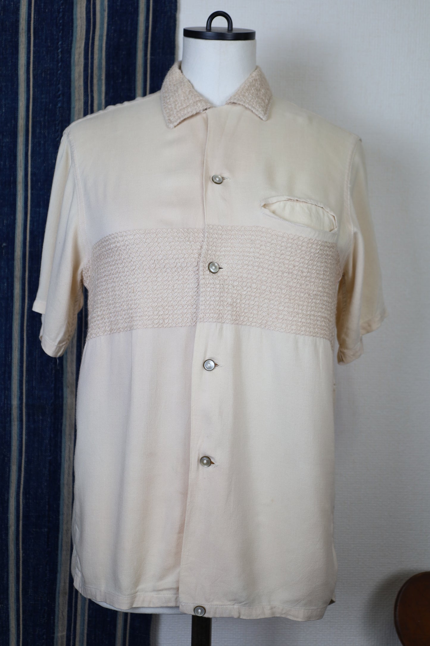 440 / 1960's Vintage Berma rayon Bowling Shirts