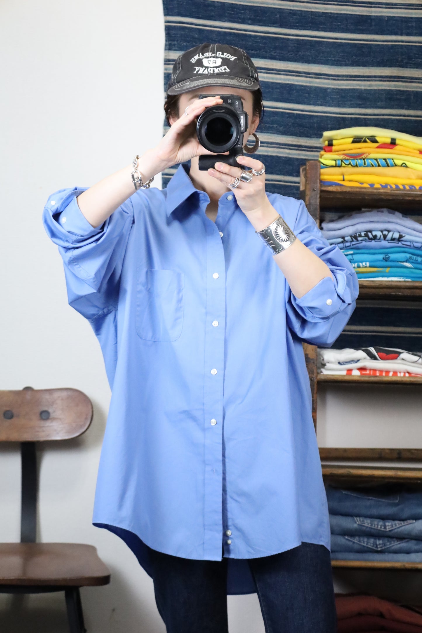 ★Z672 / early2000's ENRO ULTRA POPLIN