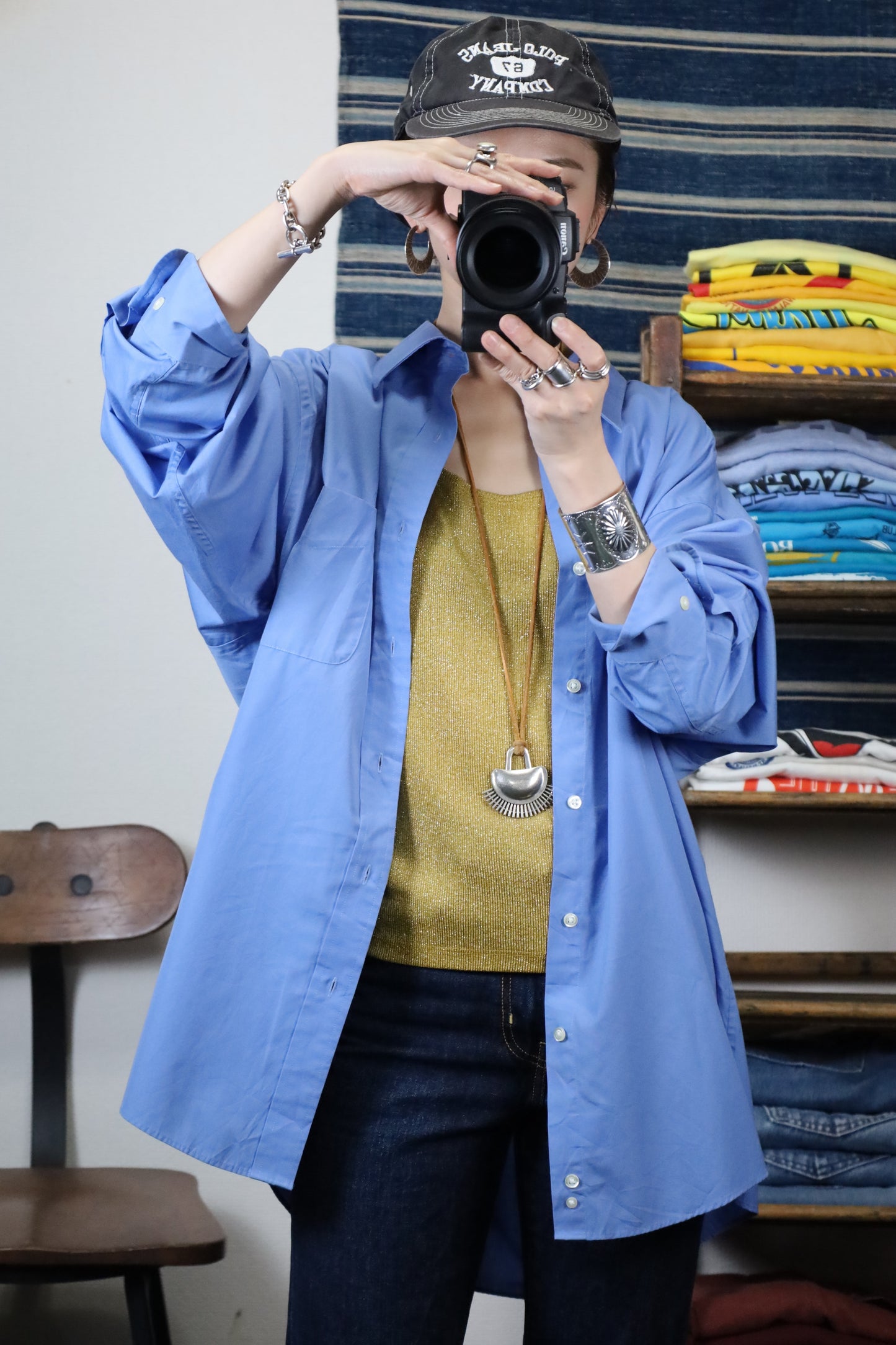 ★Z672 / early2000's ENRO ULTRA POPLIN