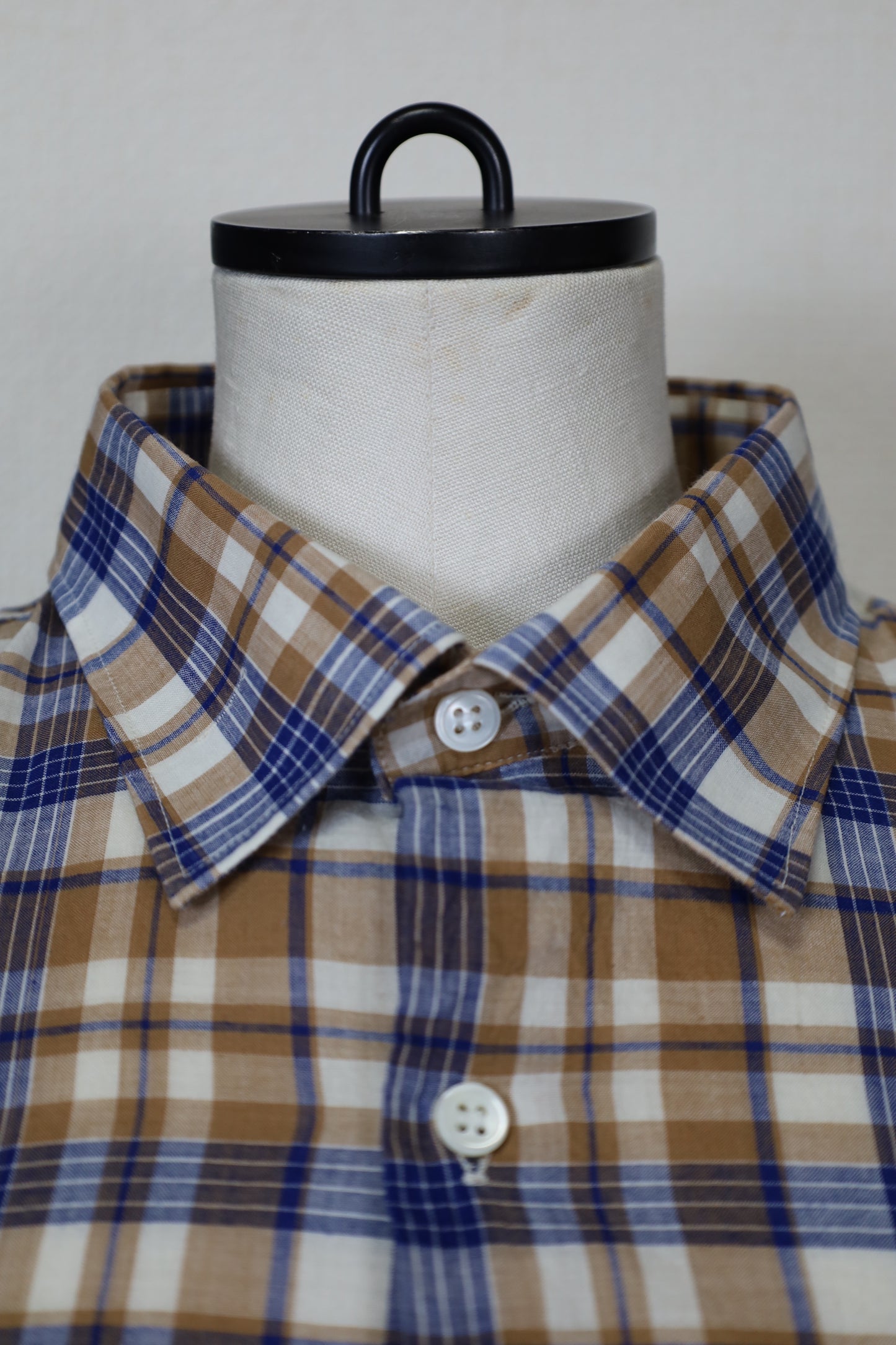 Z629 / 1990's A.P.C. check shirt