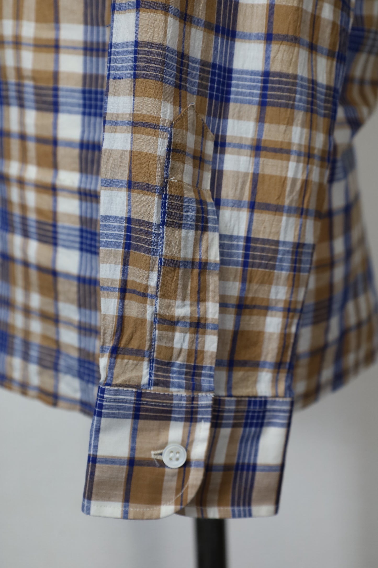 Z629 / 1990's A.P.C. check shirt