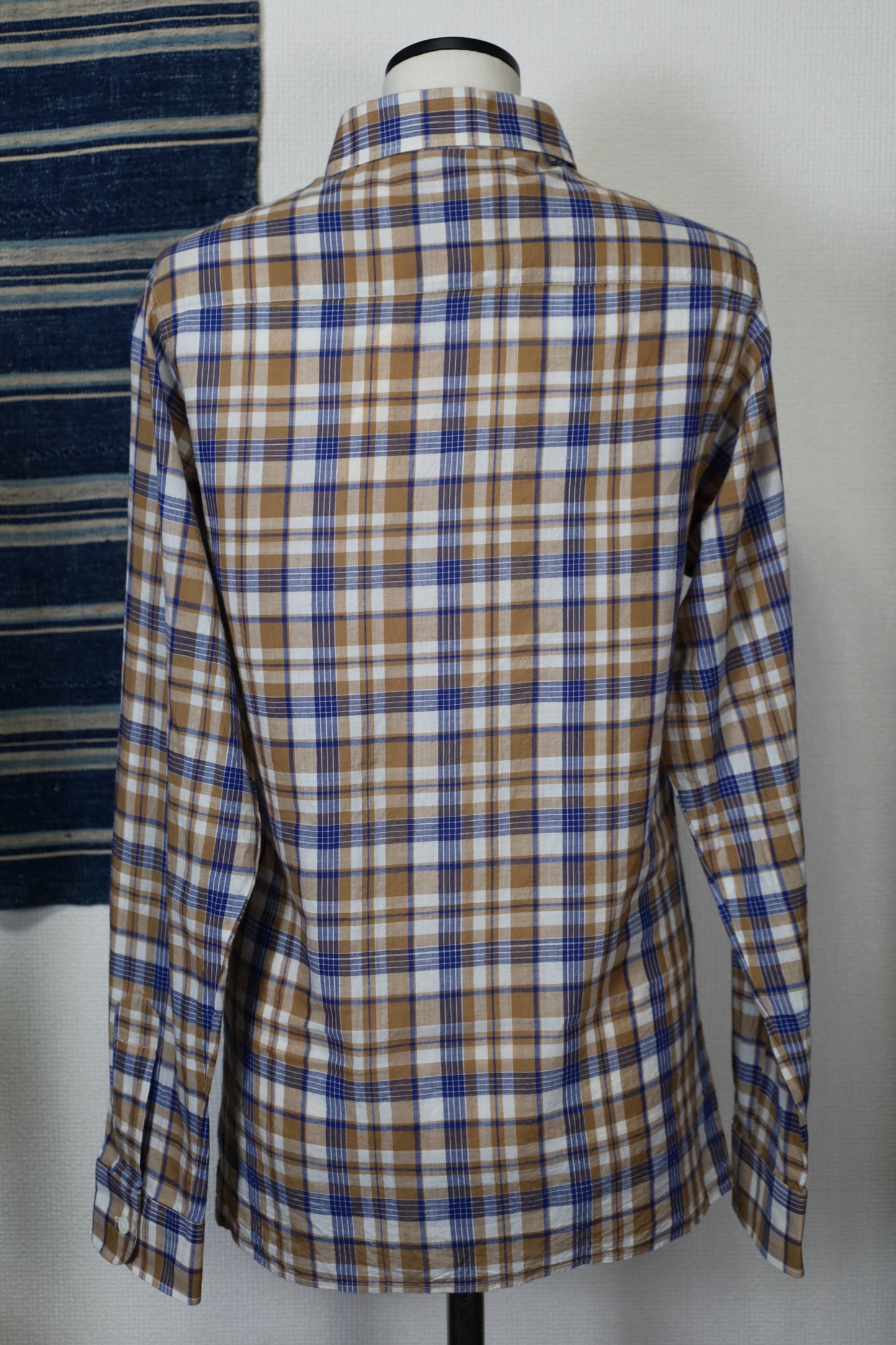 Z629 / 1990's A.P.C. check shirt