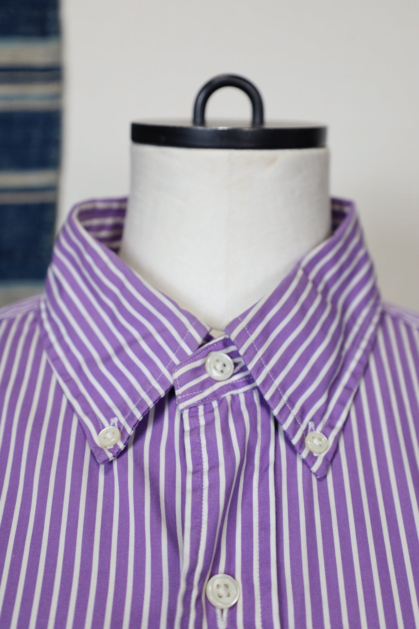 ★607 / 1990's Ralph Lauren classic fit stripe shirt