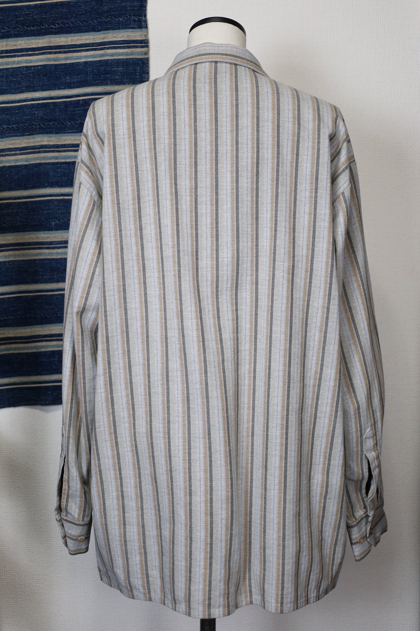 612 / 1990's walbusch mulch stripe shirt