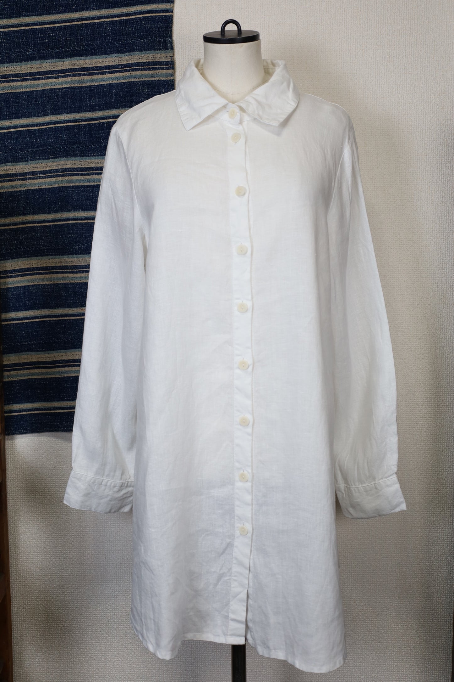 624 / early2000's FLAX linen shirt