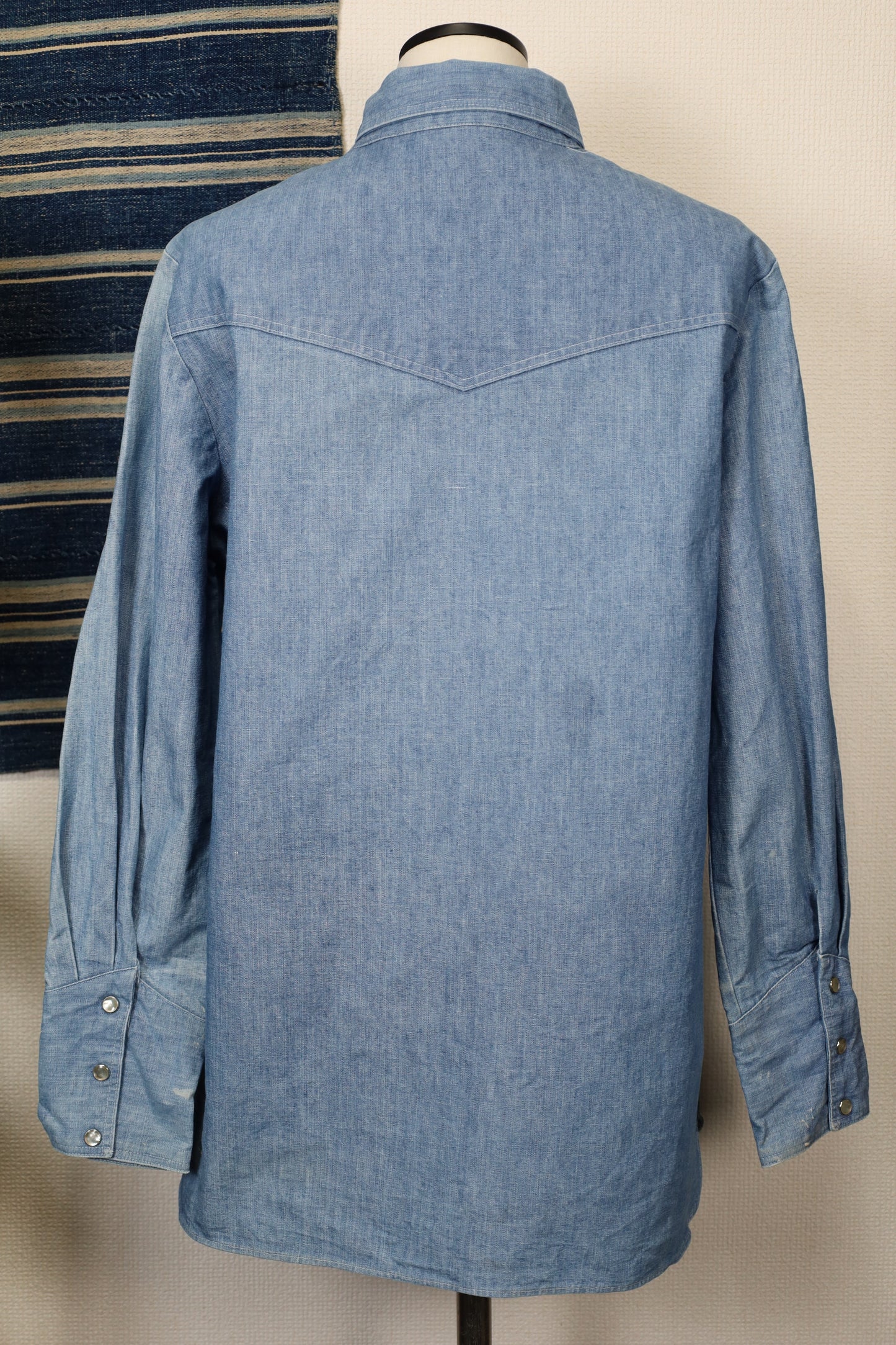 Z105 / 1960-70's Vintage Wrangler denim western shirt