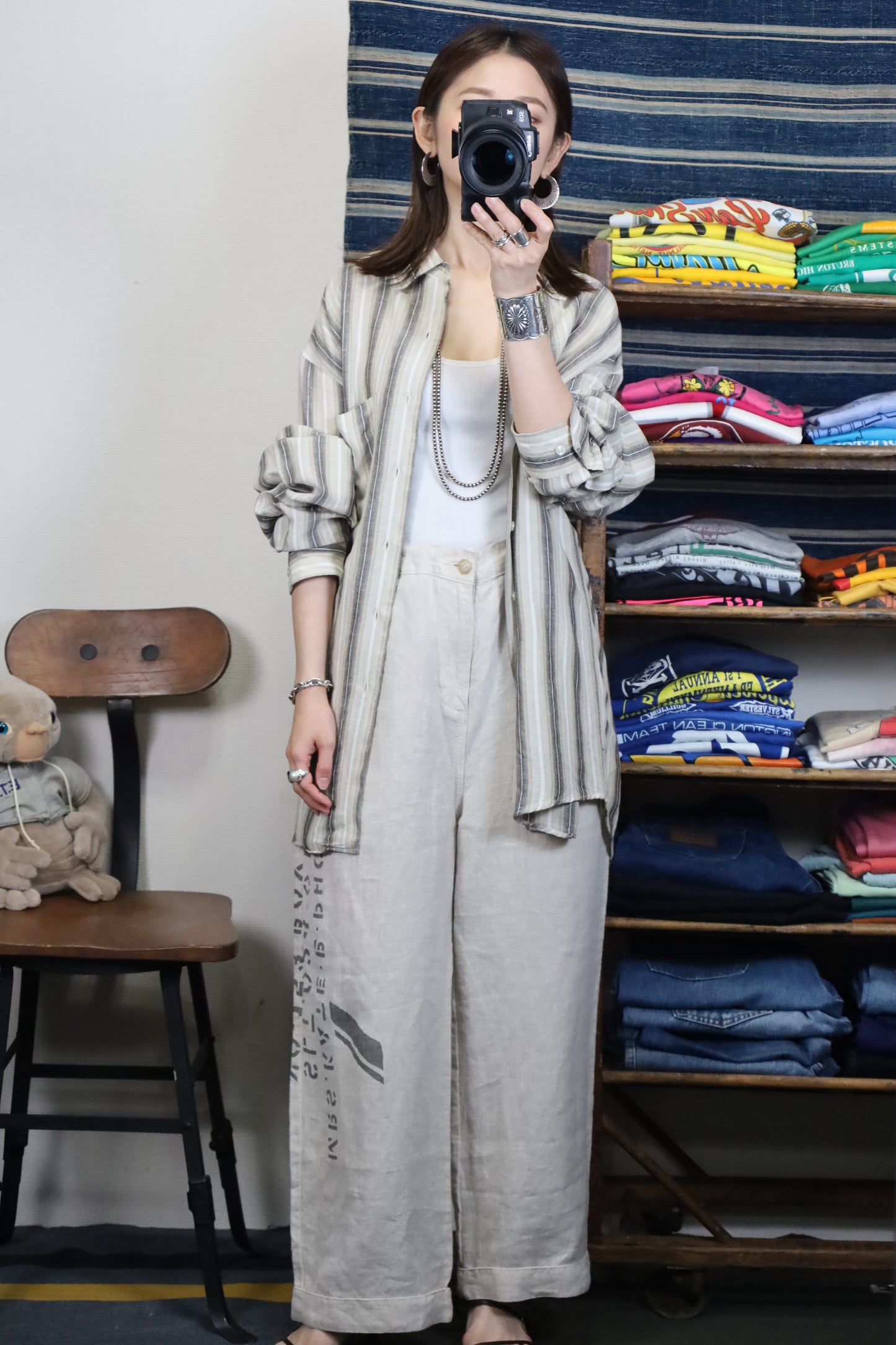 HOWIE linen pants (beige)