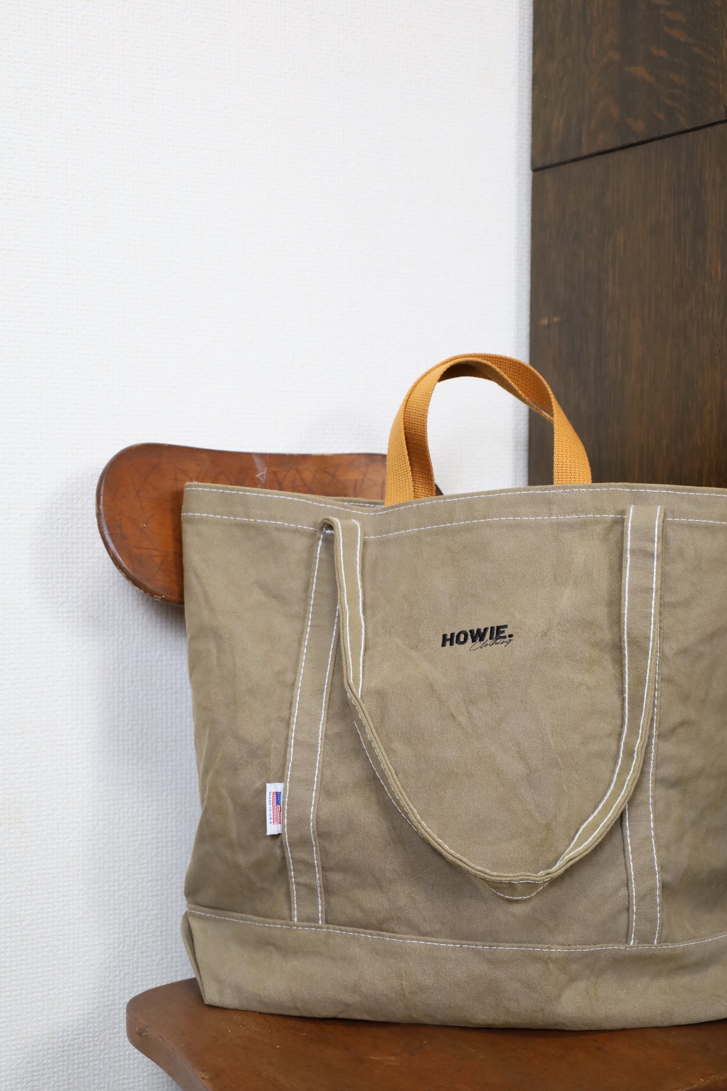 HOWIE BIG tote bag (beige)