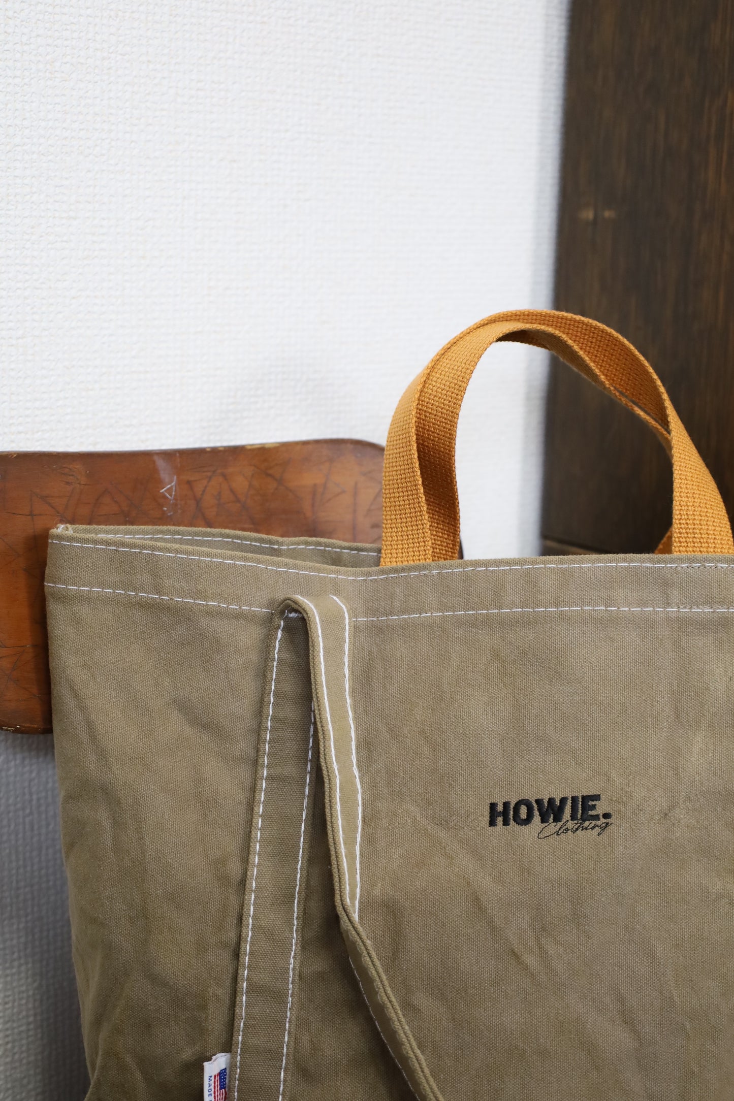 HOWIE BIG tote bag (beige)