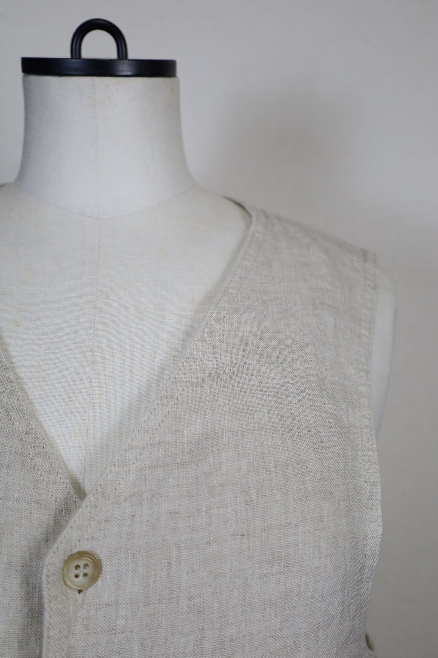 HOWIE linen vest (beige)