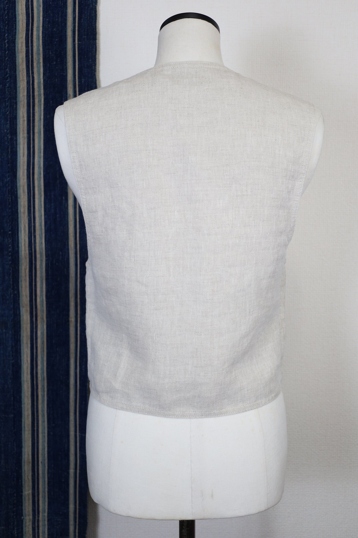 HOWIE linen vest (beige)
