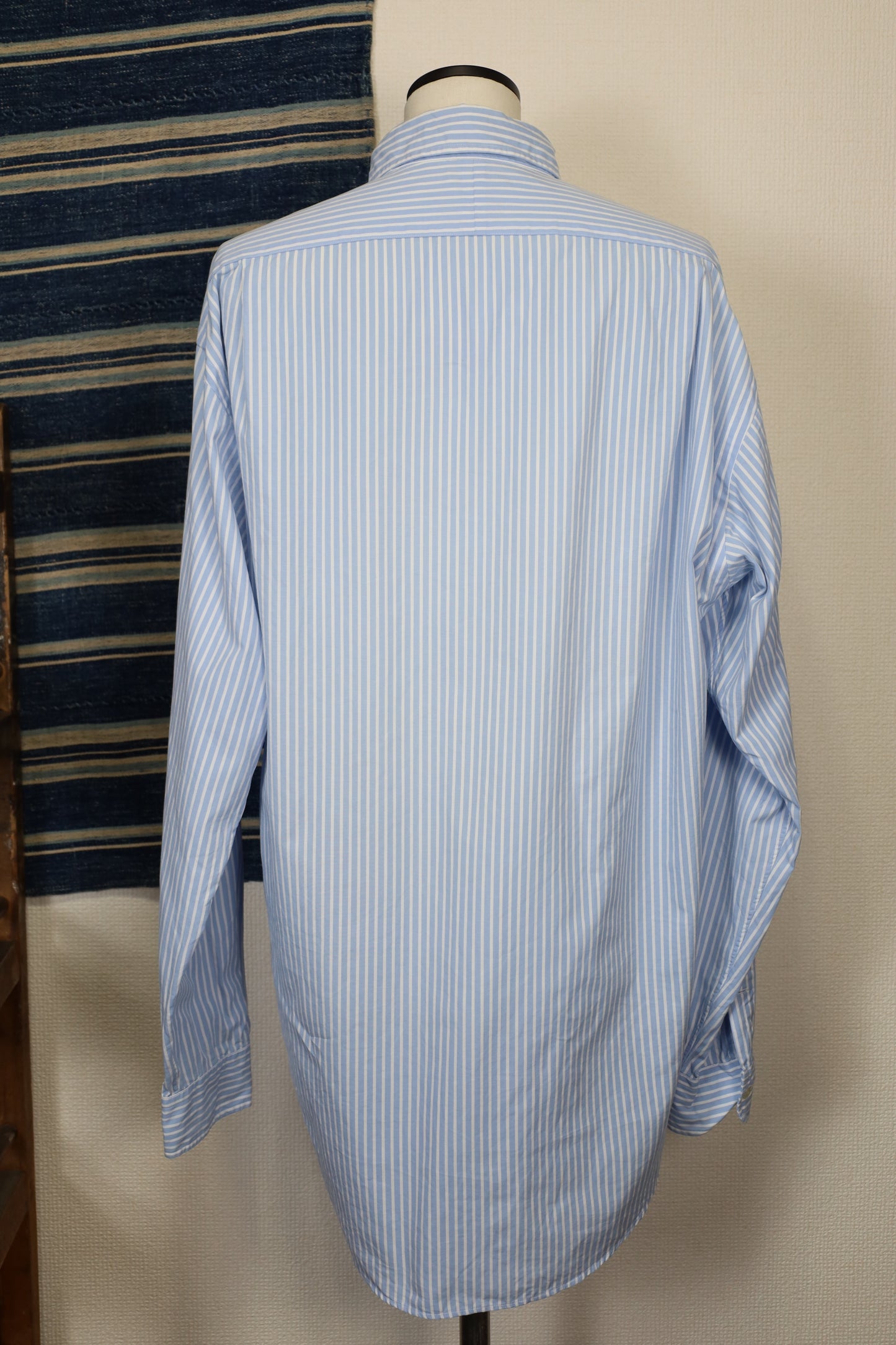 A700 / 1990's OLD Ralph Lauren Blue Stripe Shirt MARLOWE