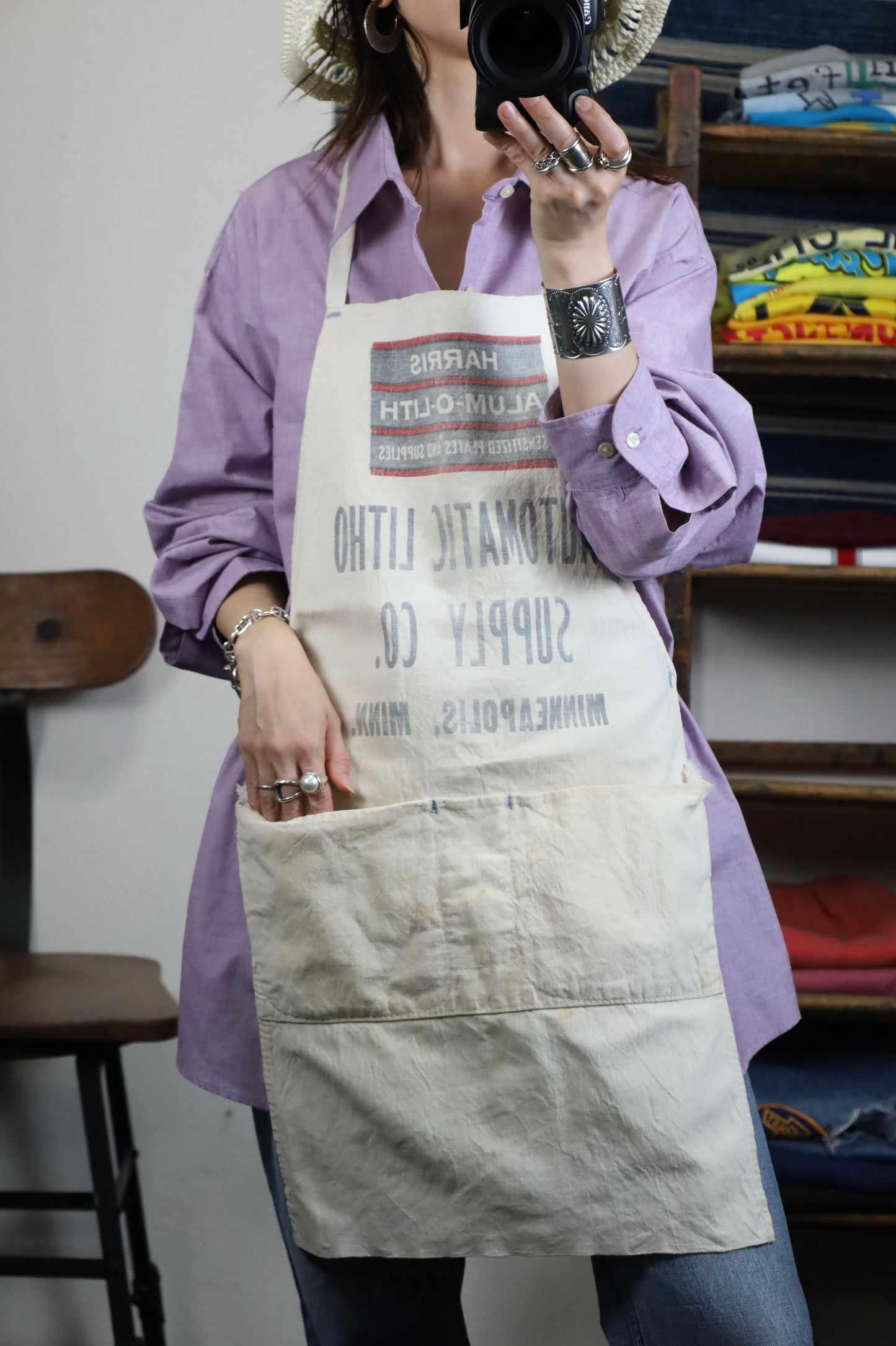 A734 / Vintage Apron AUTOMATIC LITHO SUPPLY