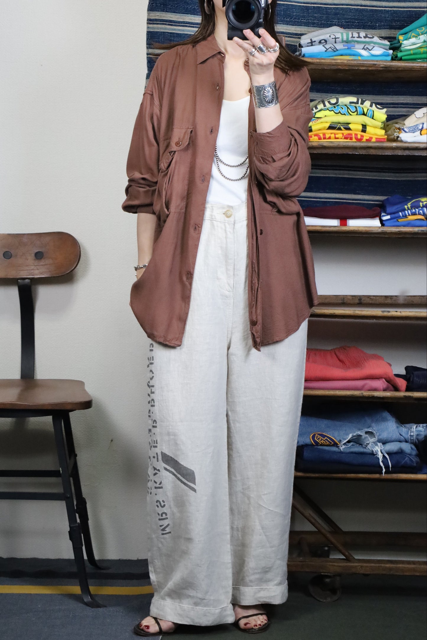 HOWIE linen pants (beige)