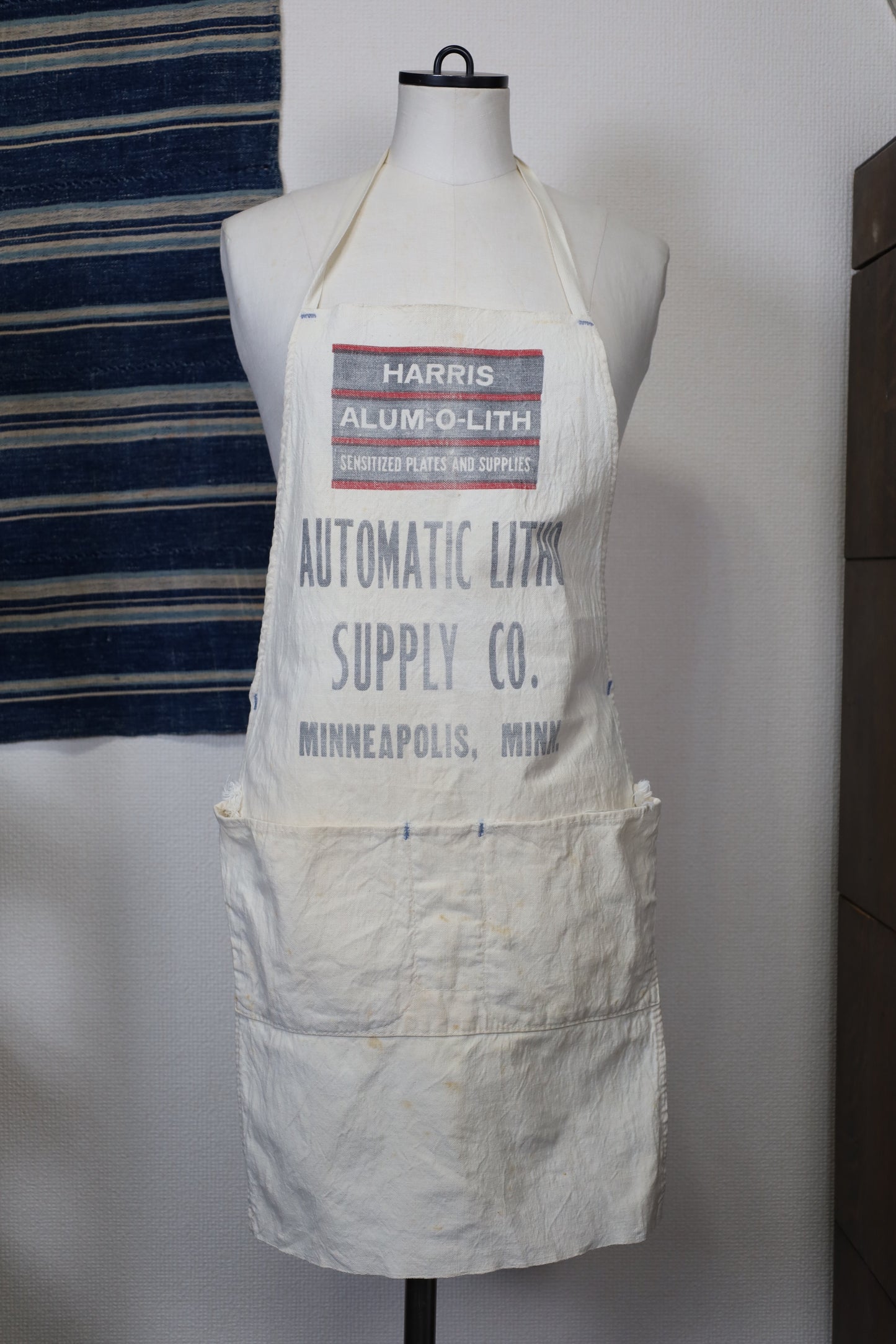 A734 / Vintage Apron AUTOMATIC LITHO SUPPLY
