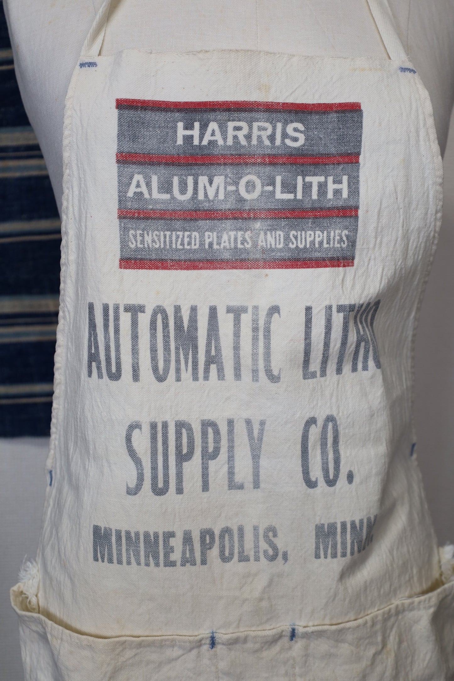 A734 / Vintage Apron AUTOMATIC LITHO SUPPLY