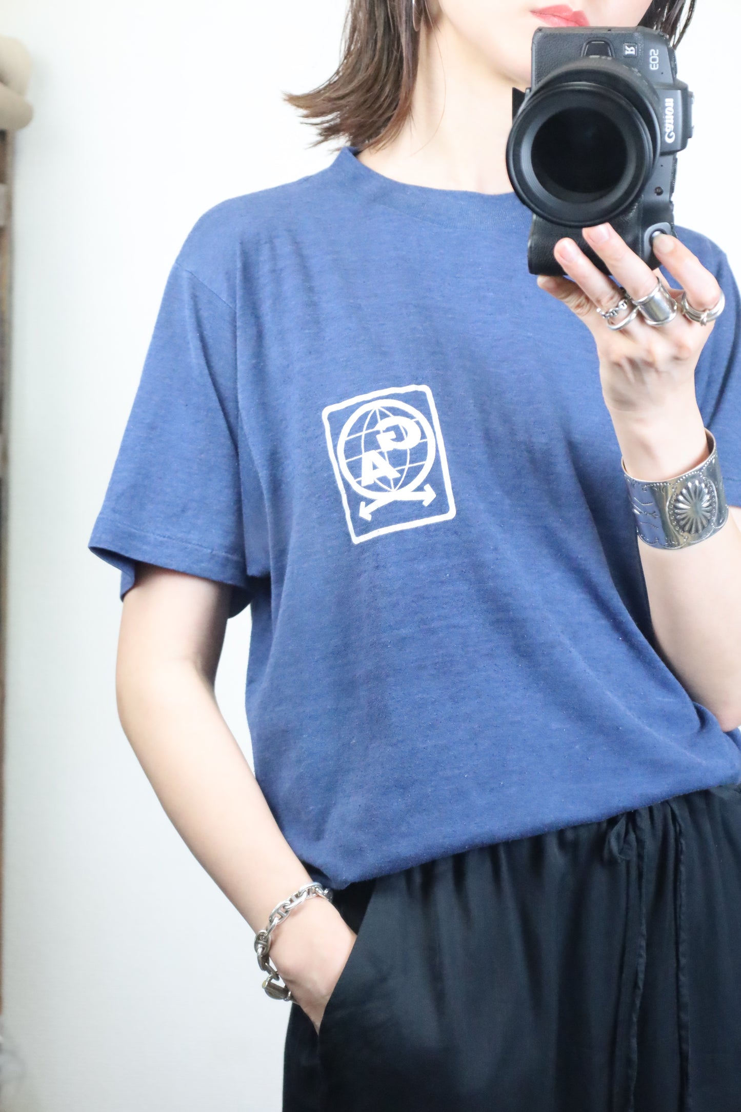 A218 / 1990's collegiate pacific GA print tee