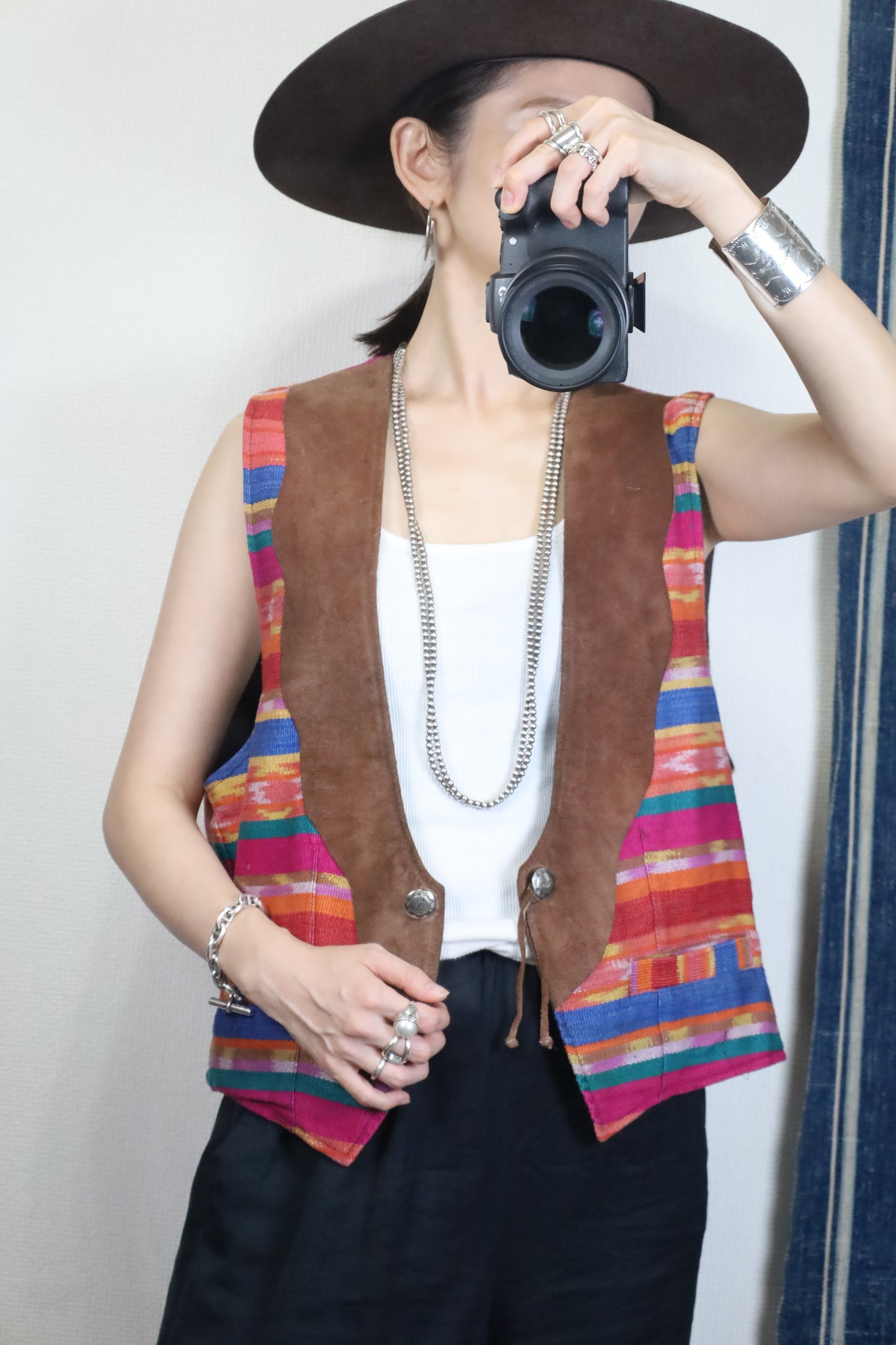 E181 / early 2000's CHICO's DESIGN Native pattern vest