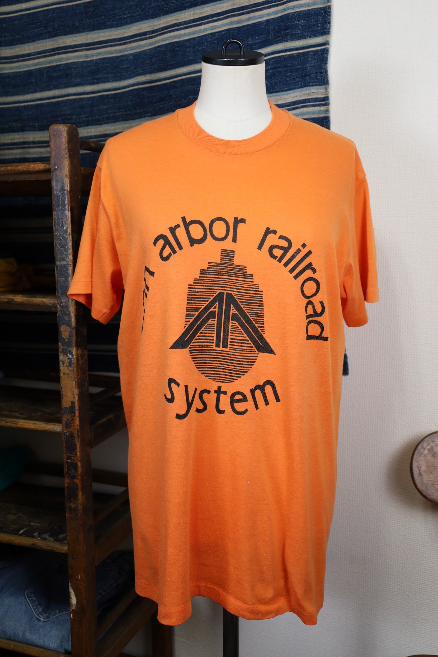 B468 / 1990's OLD UNKNOWN ann arbor railroad Print T-Shirt