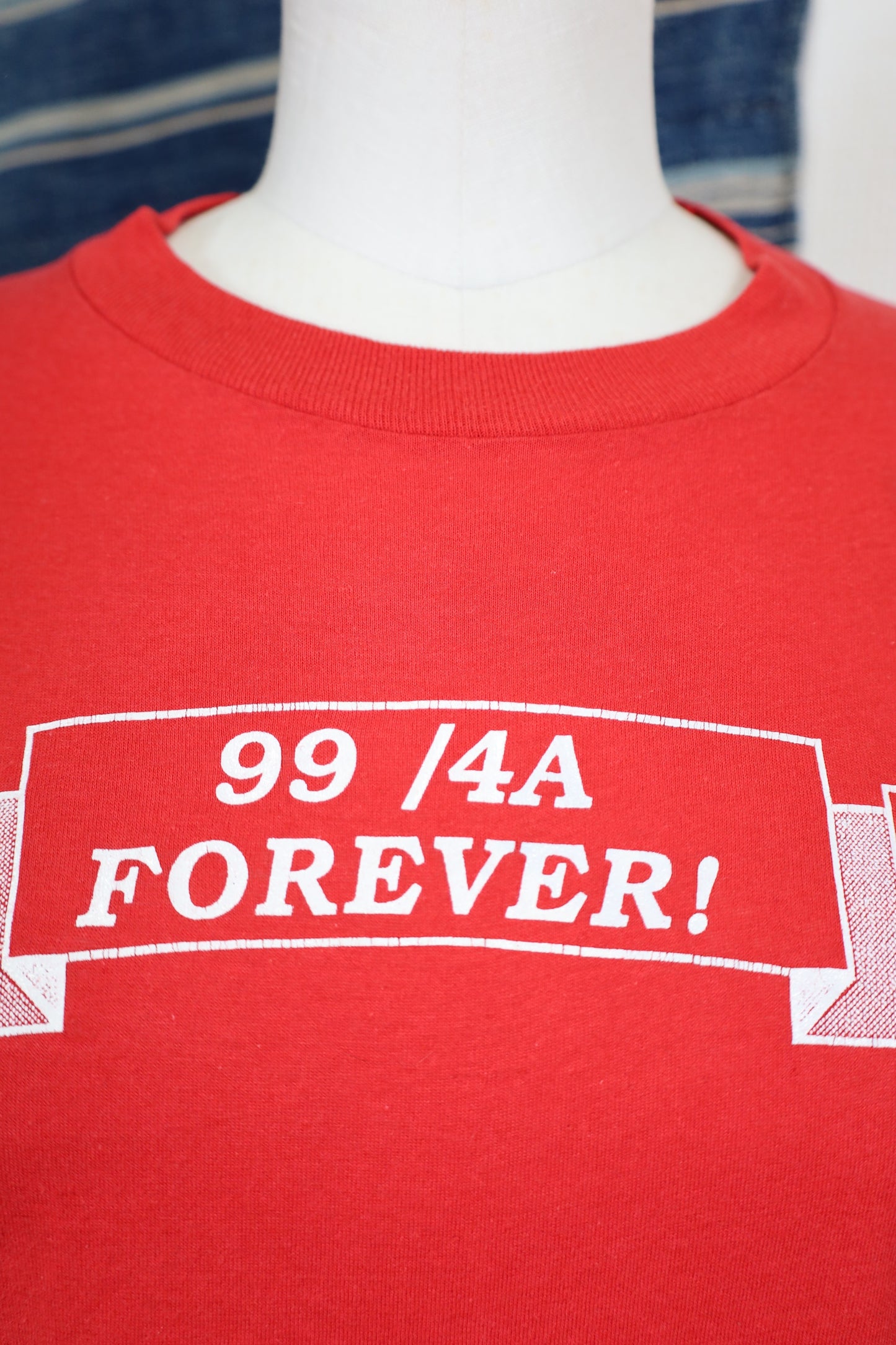 B495 / 1990's OLD SCREEN STARS 99/4A FOREVER Print T-Shirt
