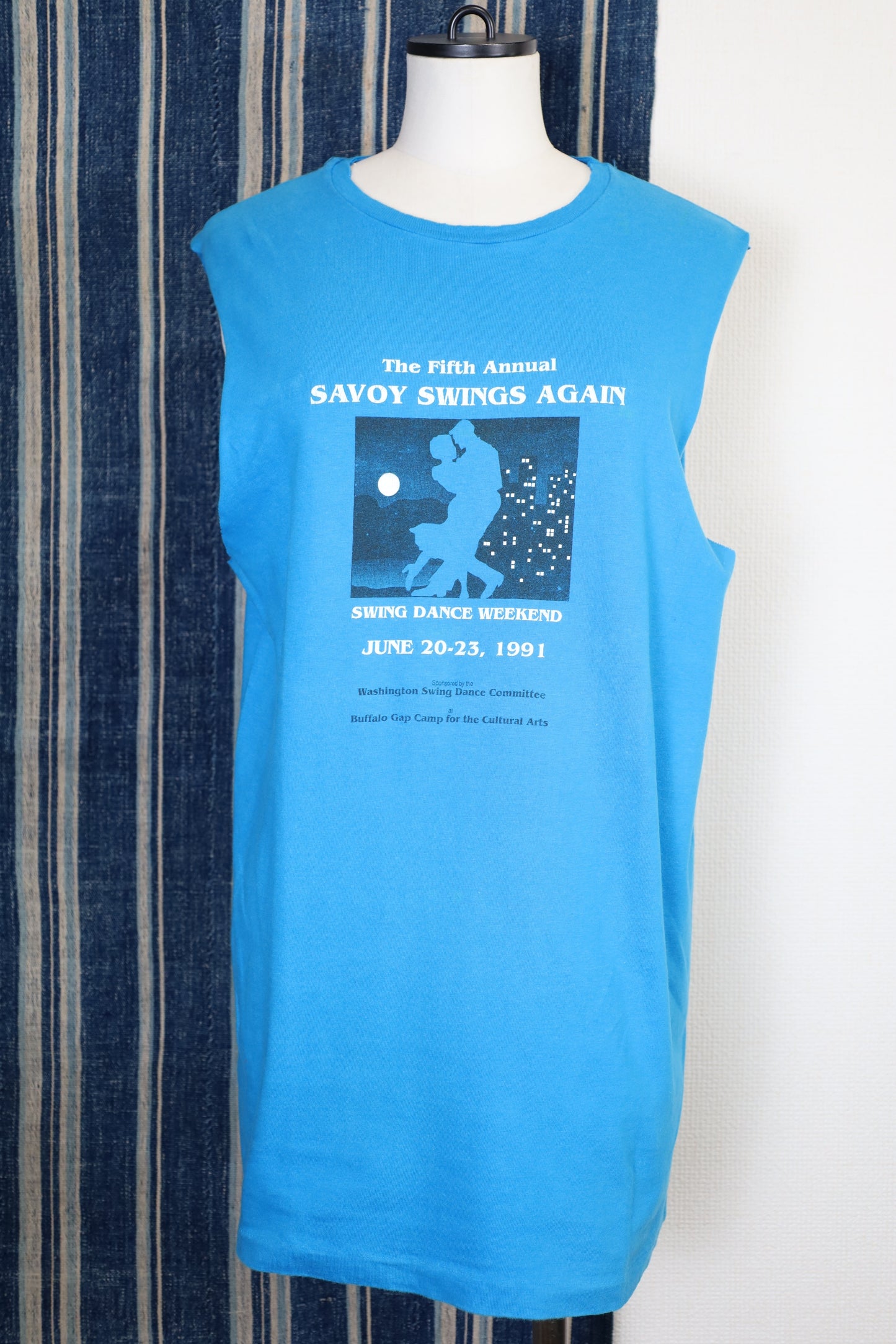 922 / 1990's OLD Hanes SWING DANCE WEEKEND no sleeve tee