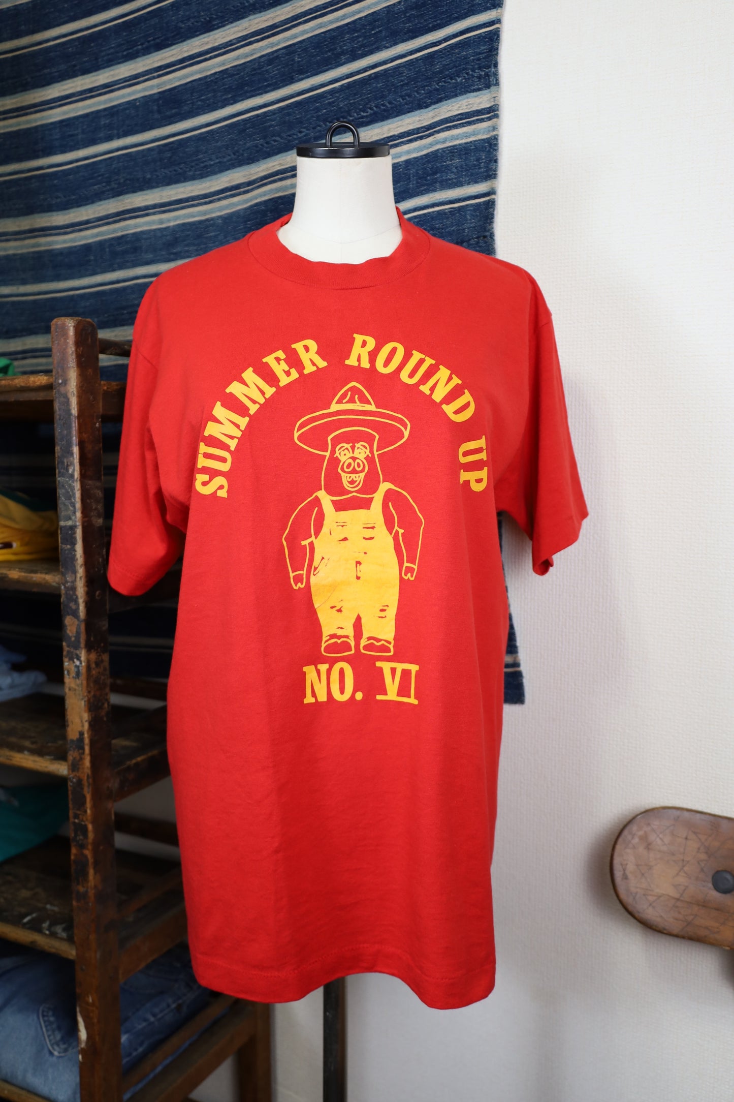 B536 / 1990's OLD SCREEN STARS SUMMER ROUND UP Print T-Shirt