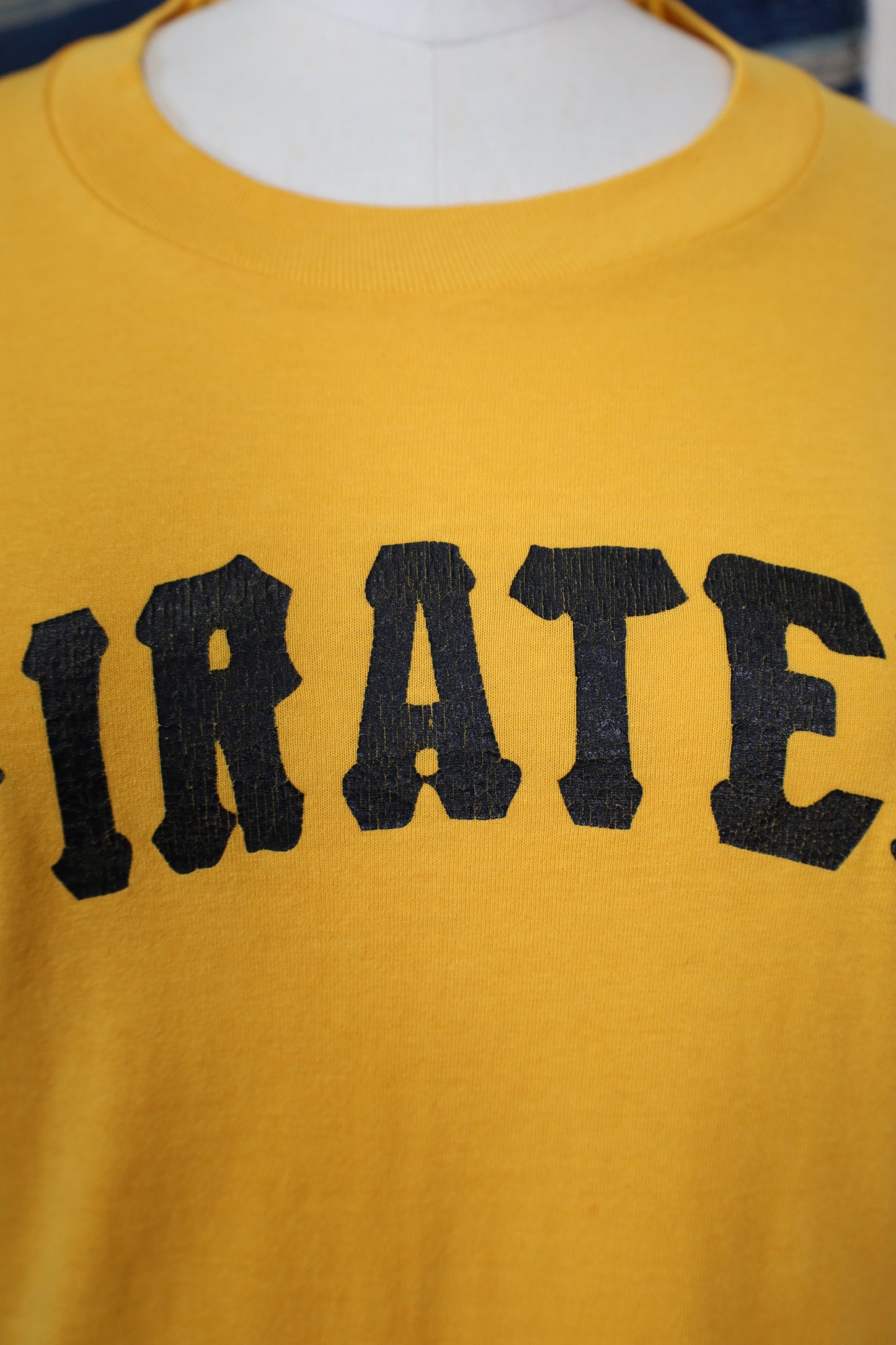 Z155 / 1990's OLD FRUITS OF THE LOOM PIRATES Print T-Shirt