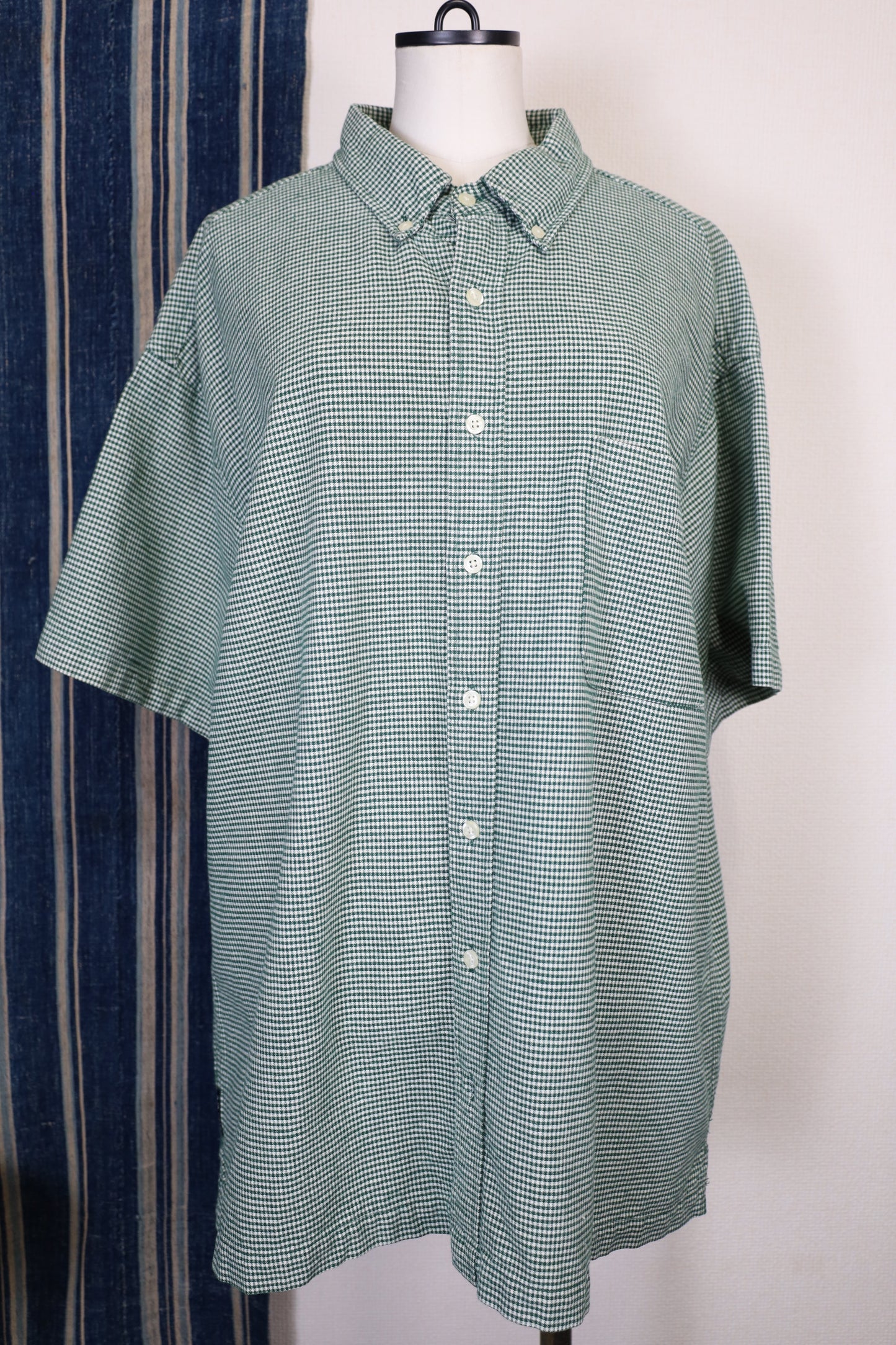 Z294 / 1990's OLD OLD NAVY Gingam Check Shirt