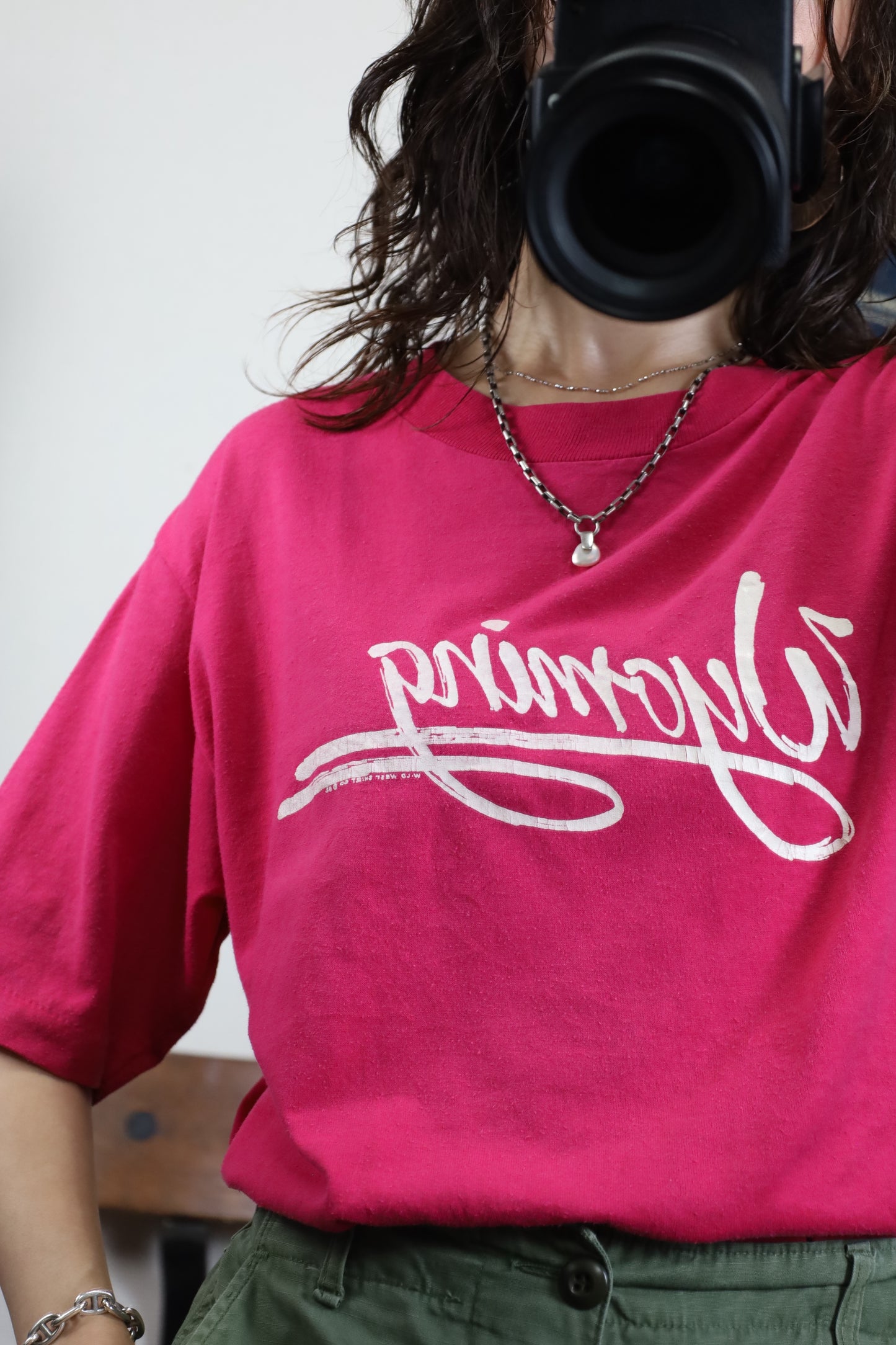 B476 / 1980's OLD Sport Wear Print T-Shirt