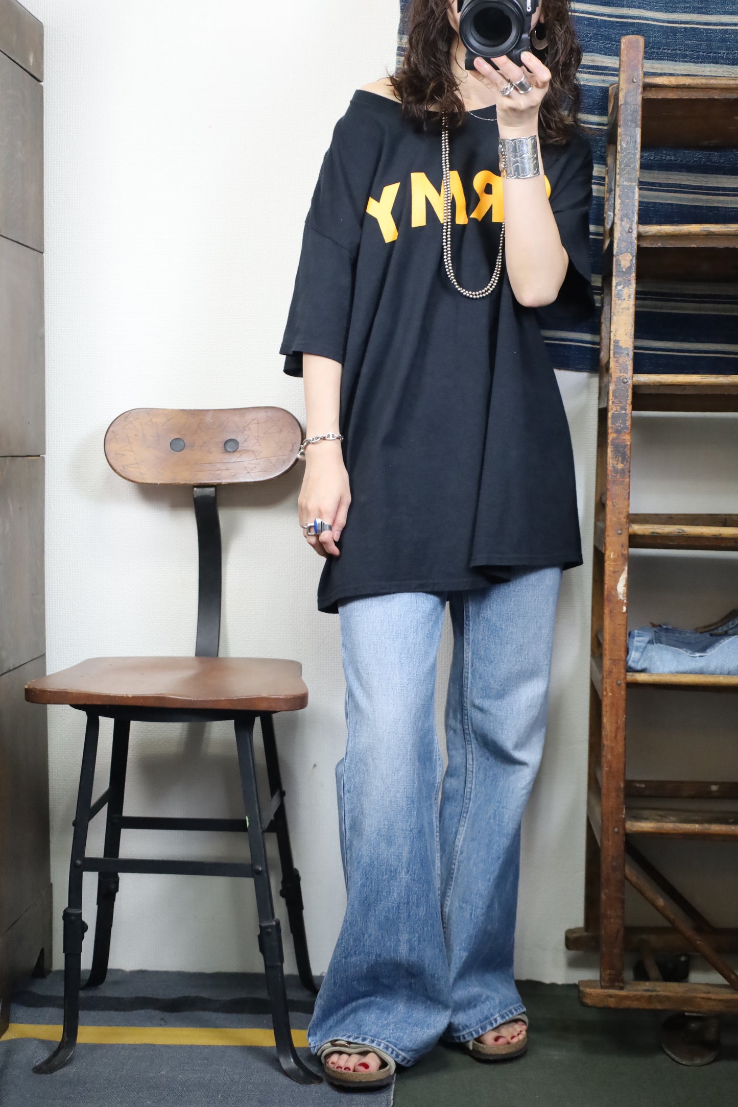 Z807 / early 2000's UNKNOWN USARMY Print T-Shirt