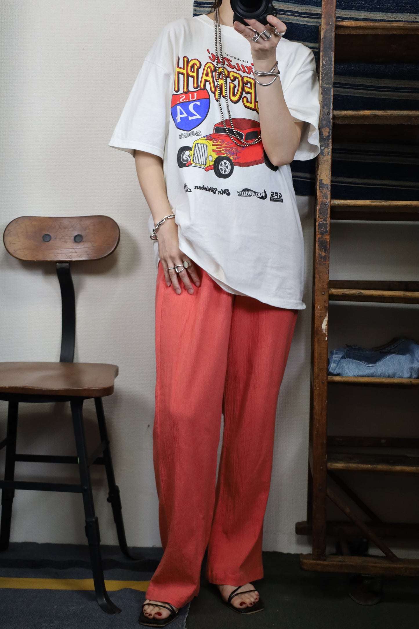 491 / 2000's Vlekl wayn Easy Pants