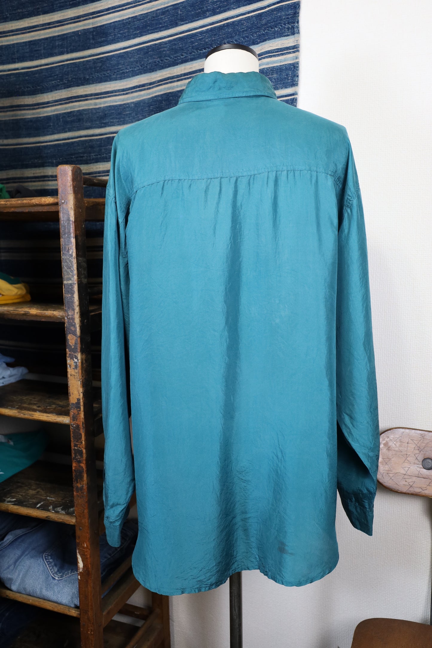 Z171 / 1990's Duke silk shirt