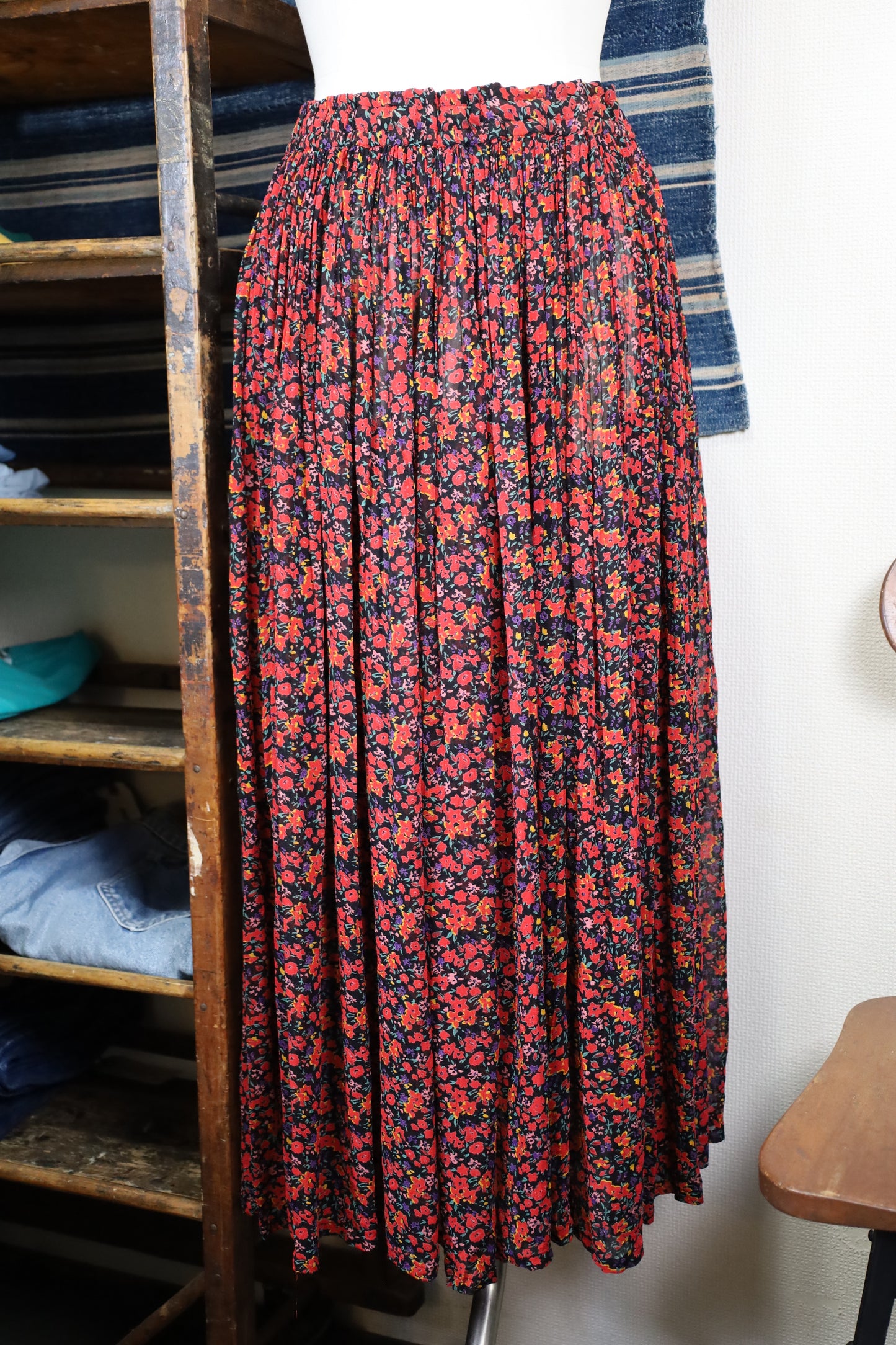 B574 / OLD GAP Flower pattern skirt