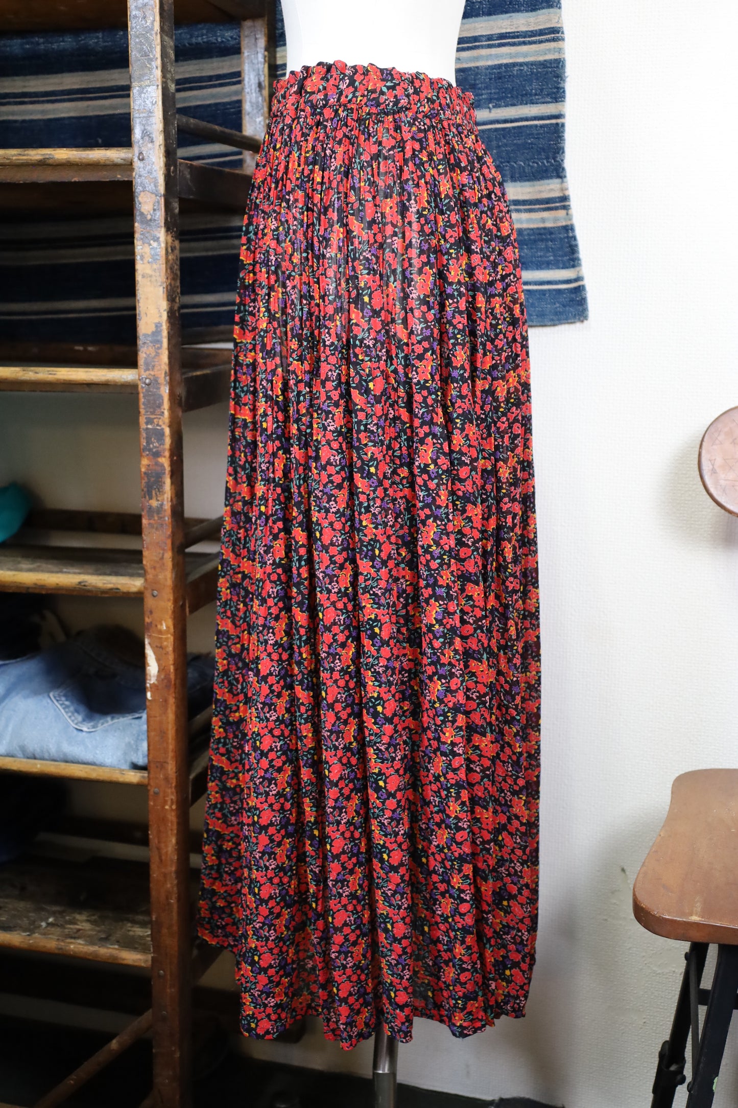 B574 / OLD GAP Flower pattern skirt